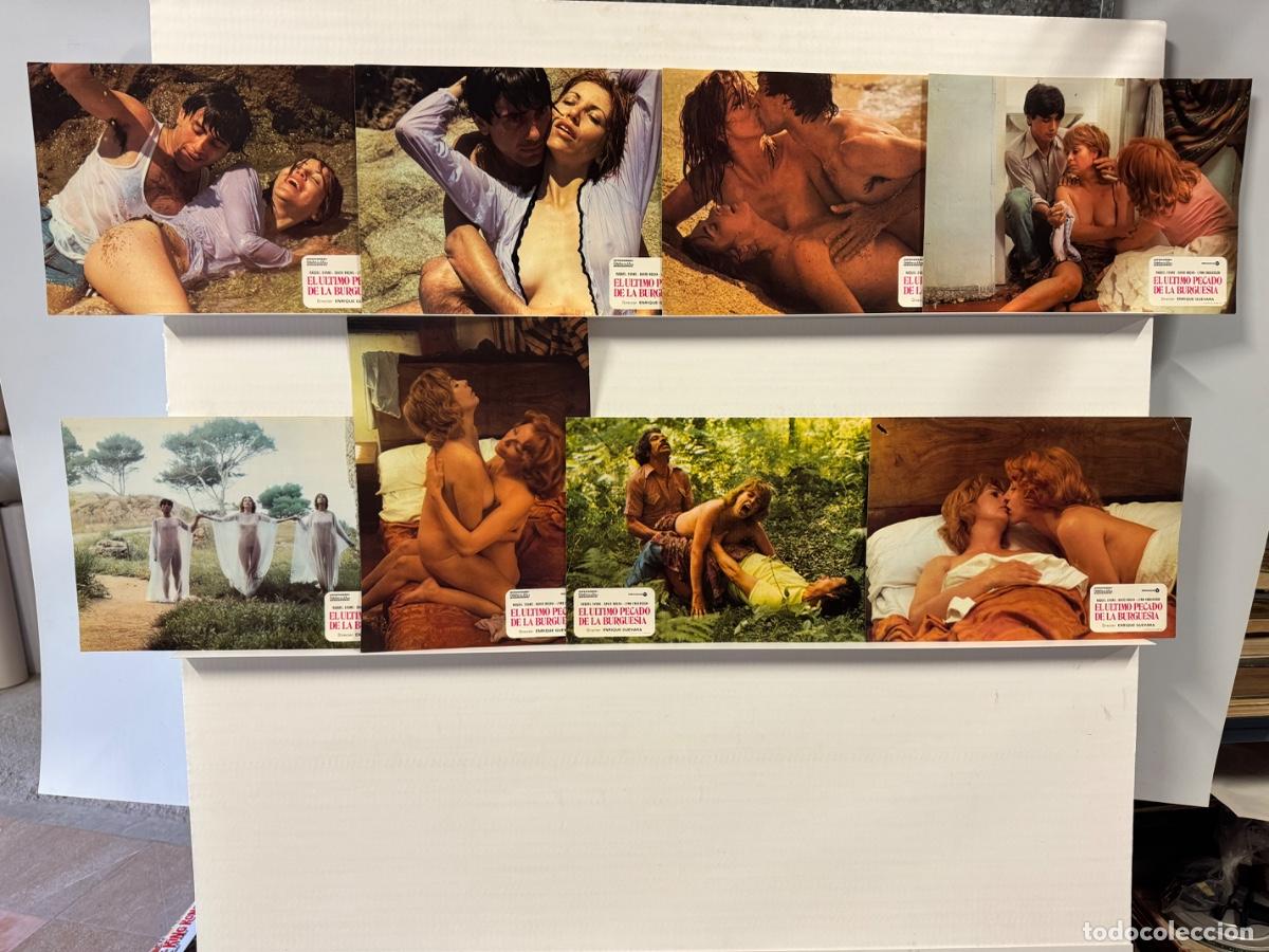 Kino: El ultimo pecado de la burguesa, Raquel Evans, 8 fotocromos