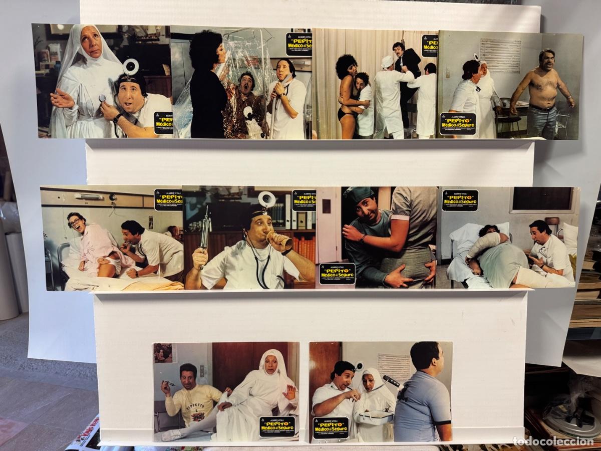 Kino: Pepito medico del seguro, Alvaro Vitali, 10 fotocromos