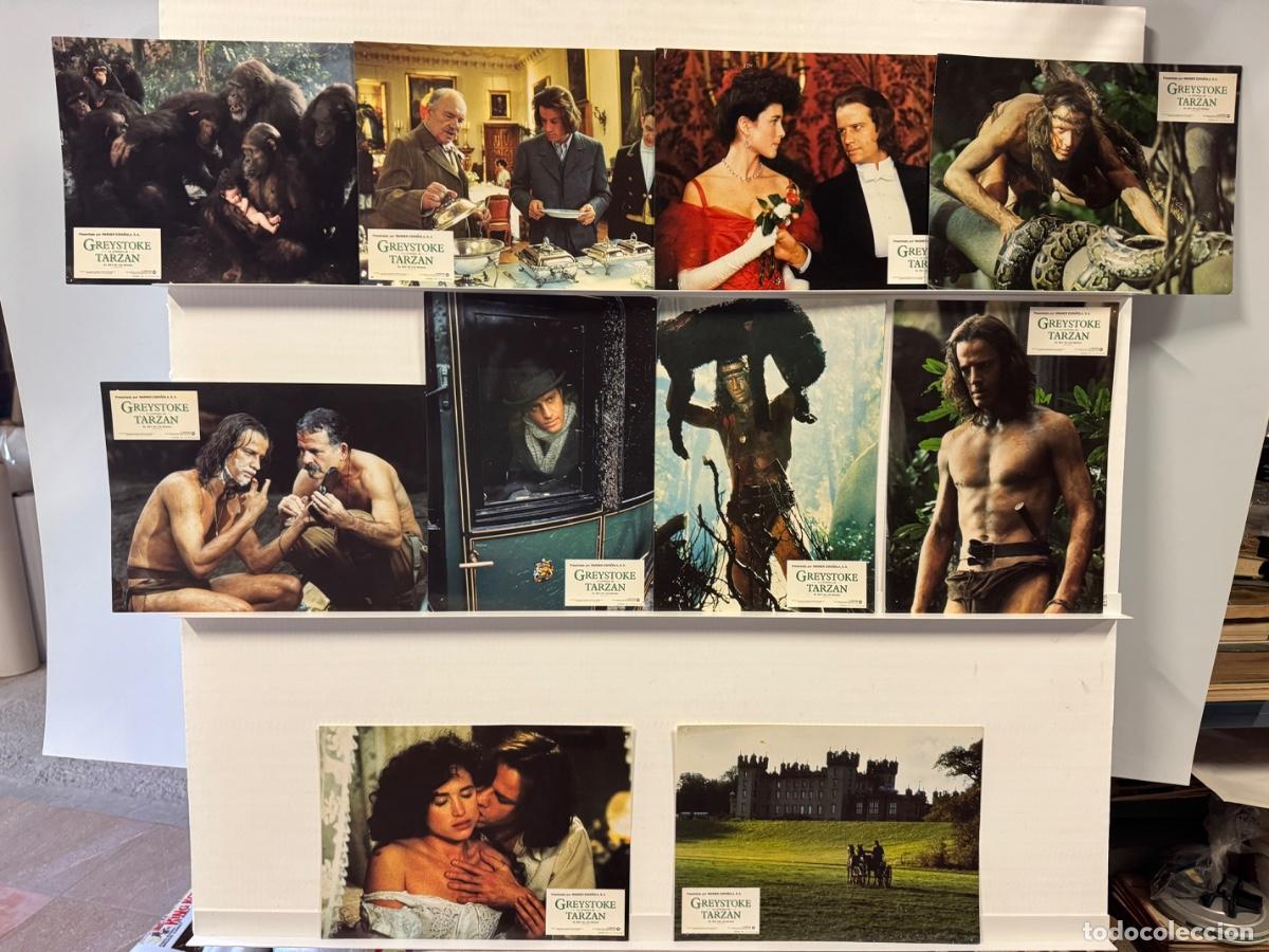 Kino: Greystoke la historia de Tarzan, Christopher Lambert, 10 fotocromos