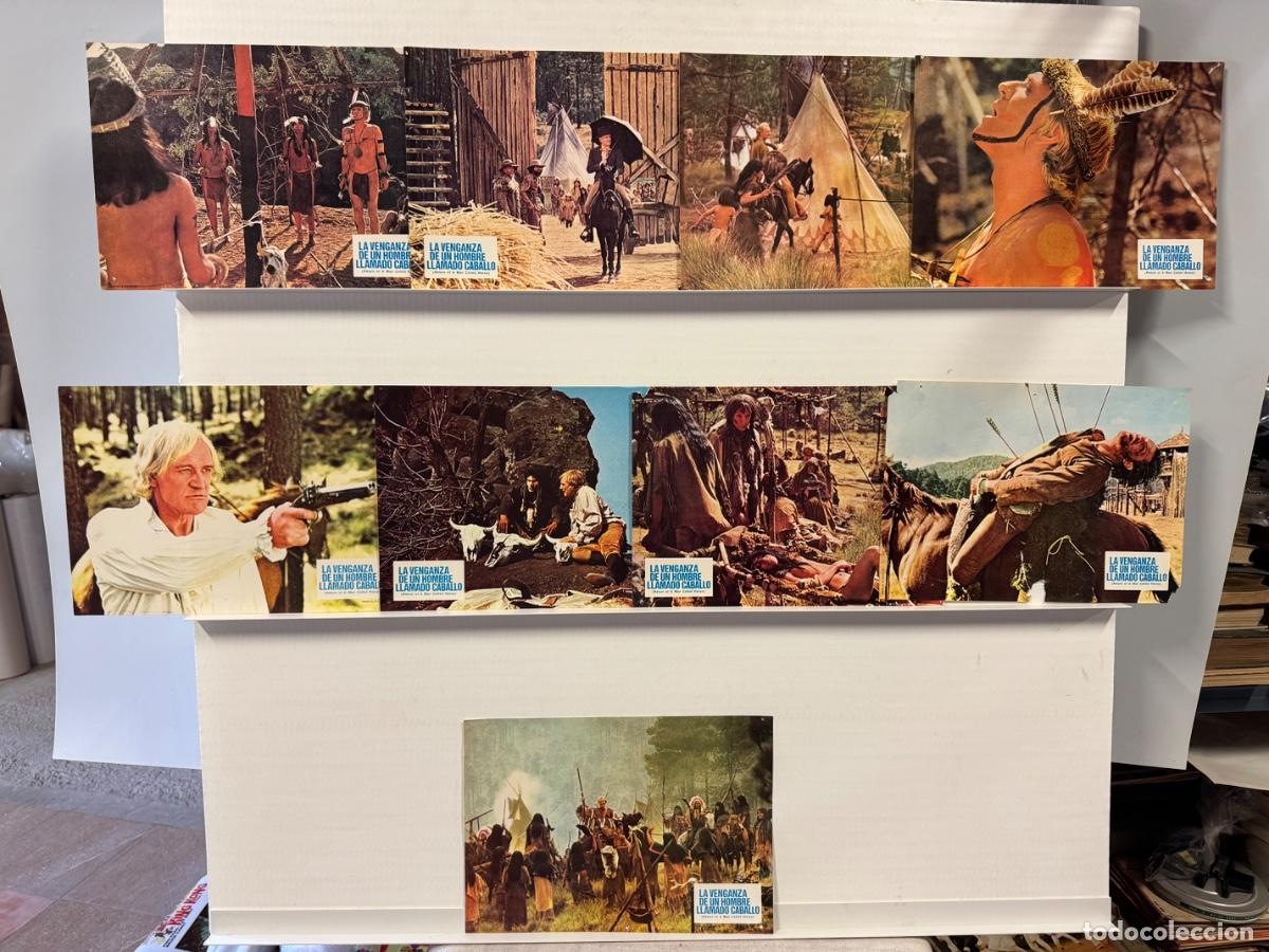 Kino: La venganza de un hombre llamado caballo, Richard Harris, 9 fotocromos