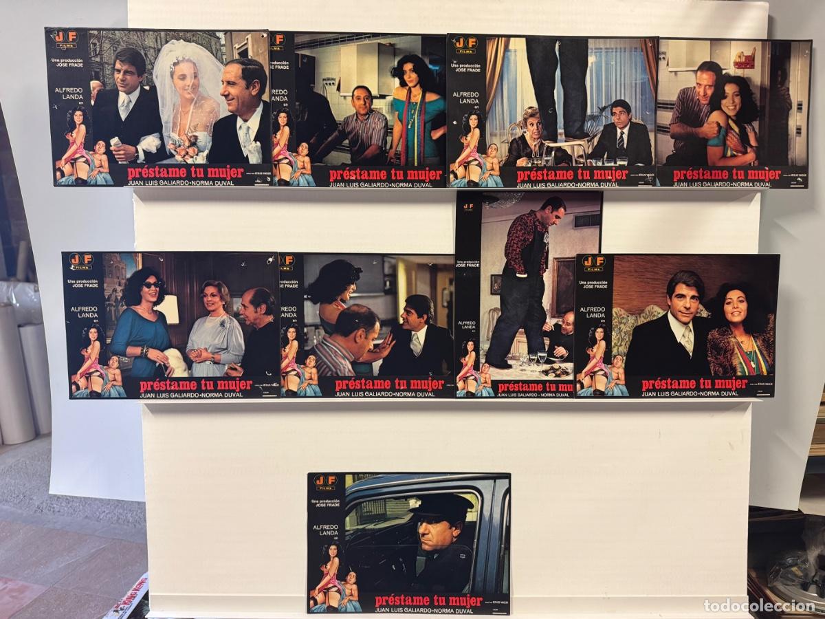 Kino: Prestame tu mujer, Juan Luis Galiardo, 9 fotocromos