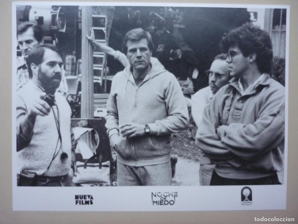 Cinema: tom holland - foto original b/n - director de cine filmmaker - noche de miedo