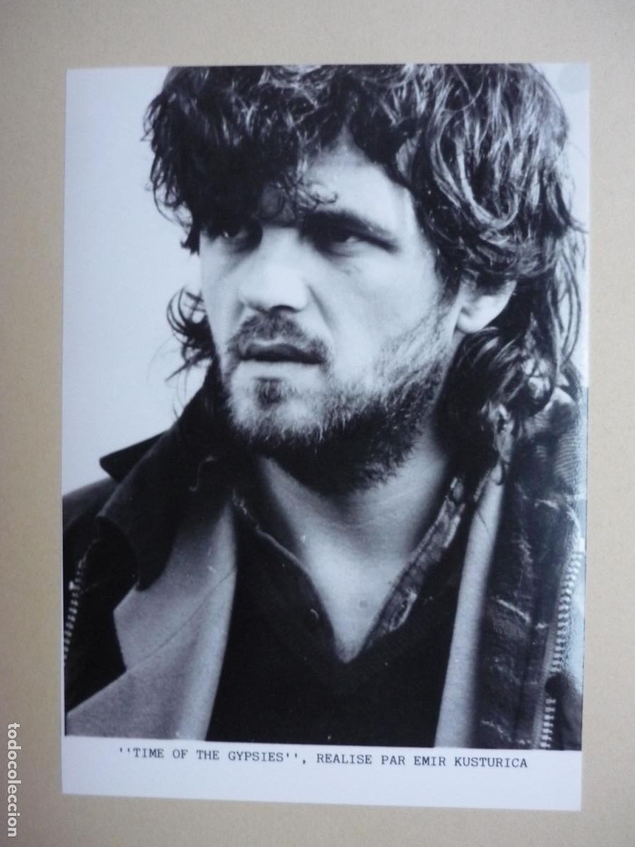 Cinema: emir kusturika - foto original b/n - director de cine filmmaker - el tiempo de los gitanos