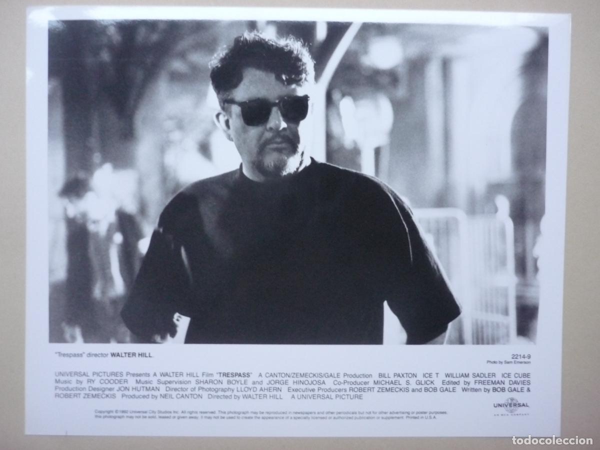Cinema: walter hill - foto original b/n - director de cine filmmaker - trespass
