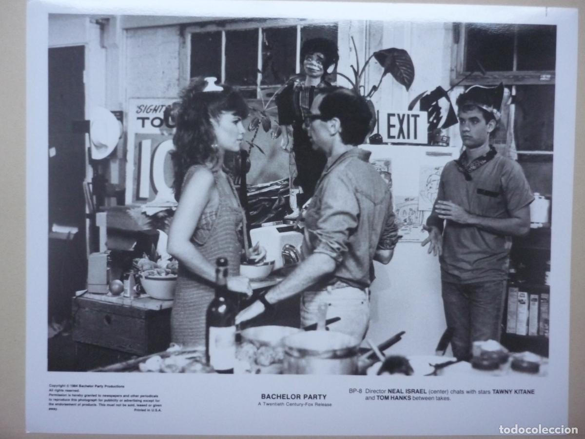 Cinema: neal israel - foto original b/n - director de cine filmmaker - tawny kitaen tom hanks bachelor party