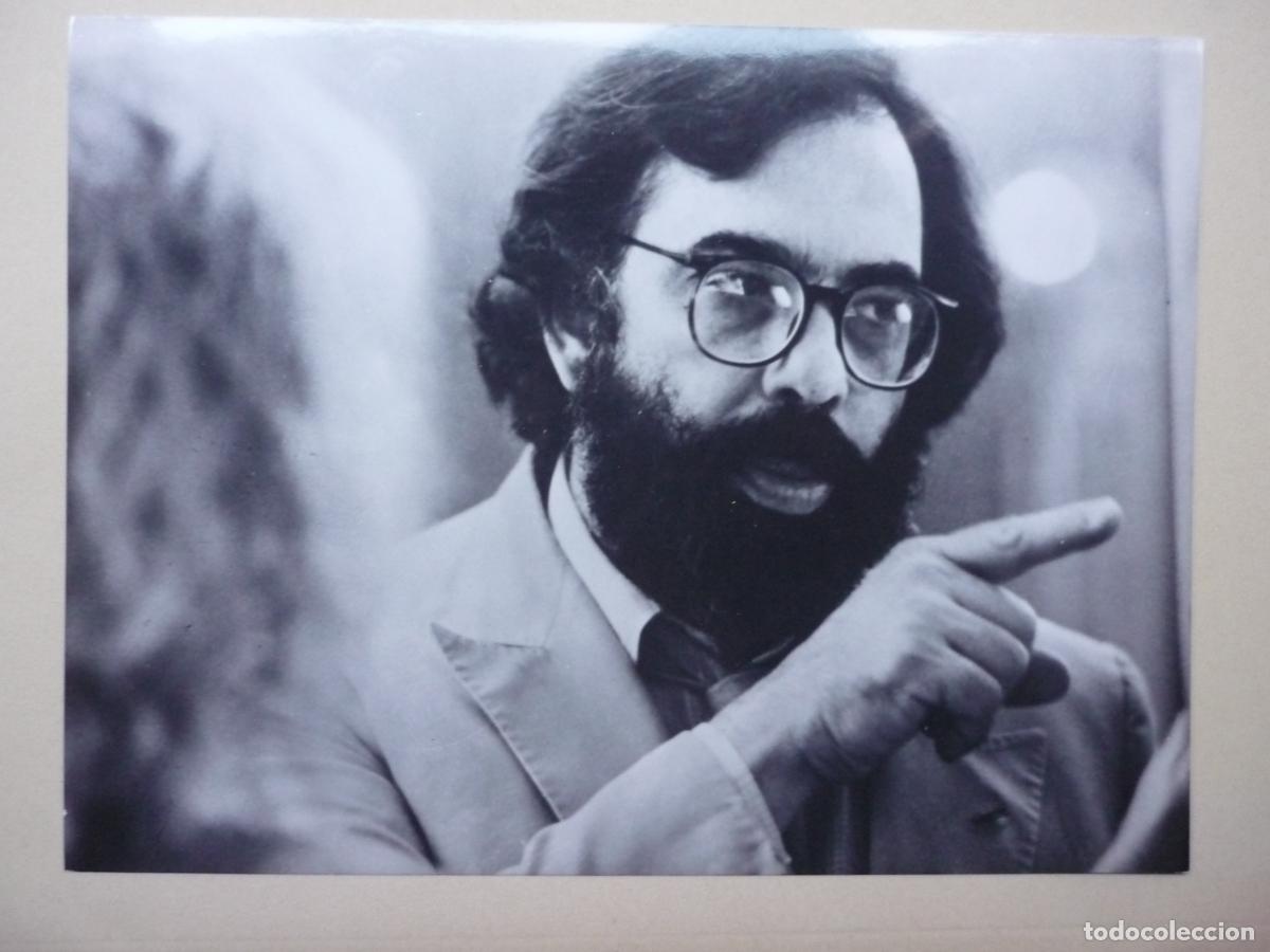 Cinema: francis ford coppola - foto original b/n - director de cine filmmaker - corazonada