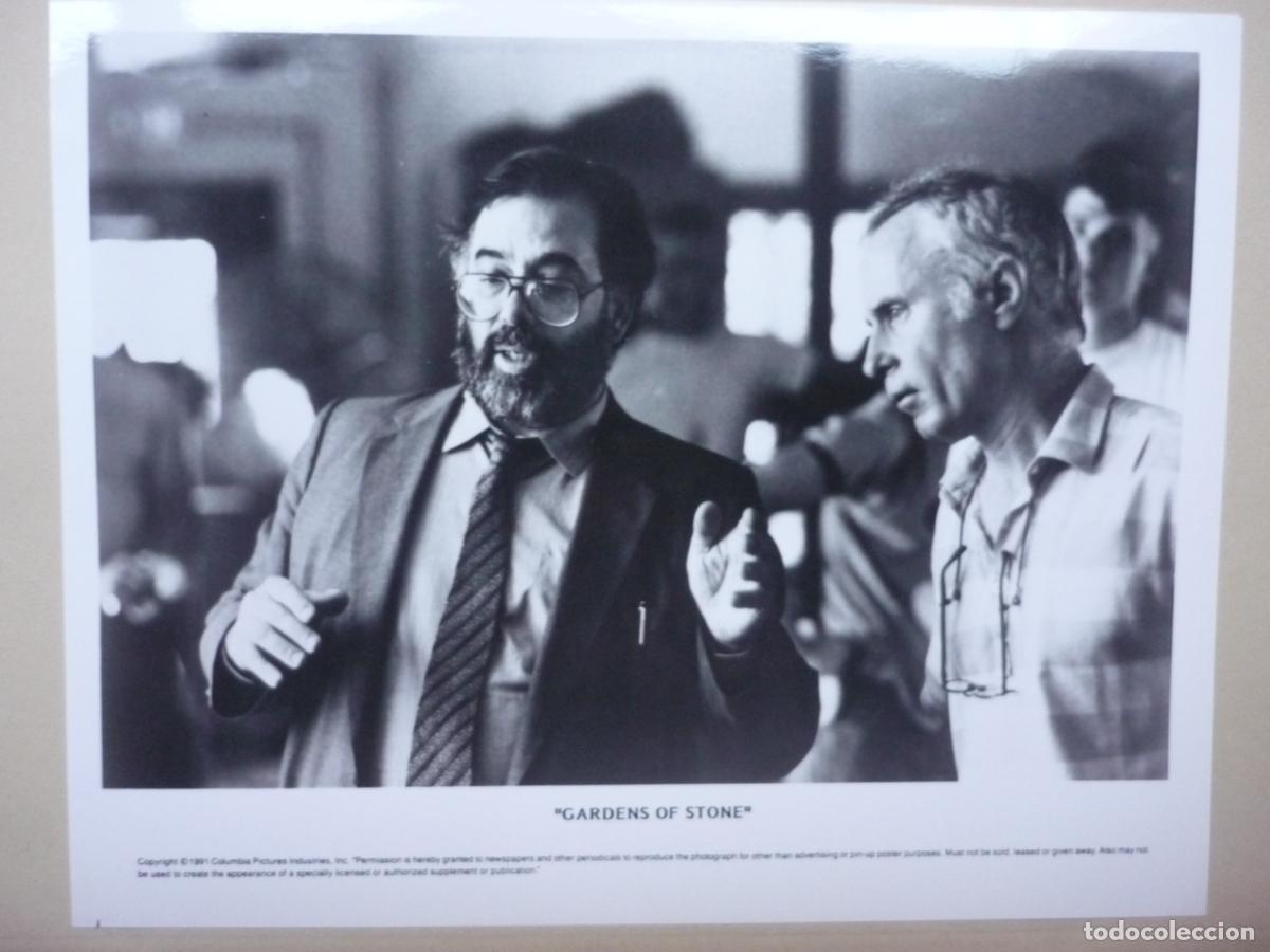 Cinema: francis ford coppola - foto original b/n - director de cine filmmaker - gardens of stone