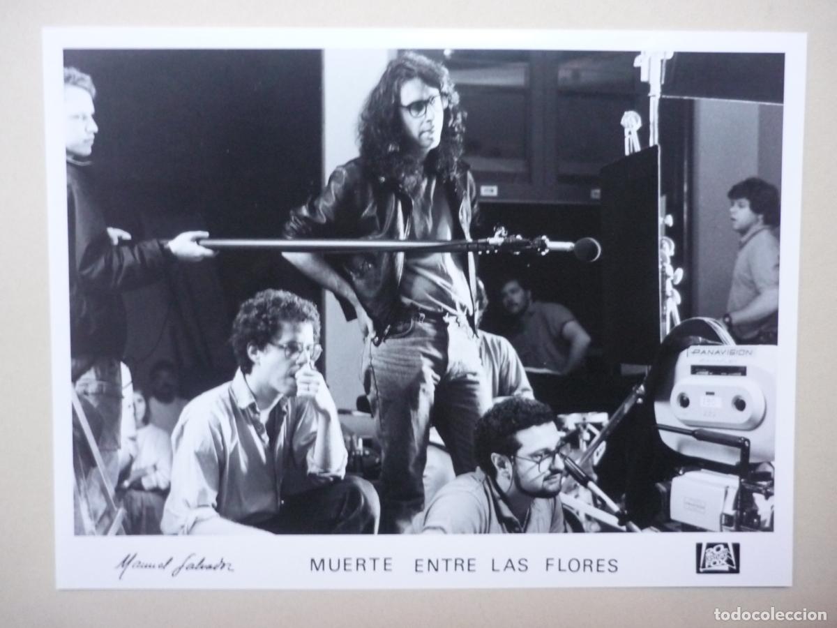 Cinema: joel and ethan coen - foto original b/n - director de cine filmmaker - muerte entre las flores