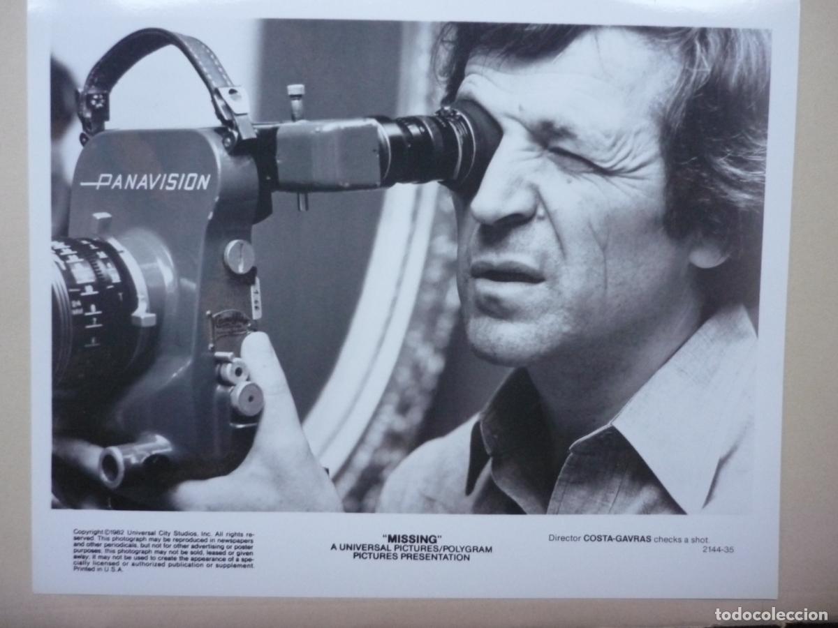 Cinema: costa gavras - foto original b/n - director de cine filmmaker - missing desaparecido