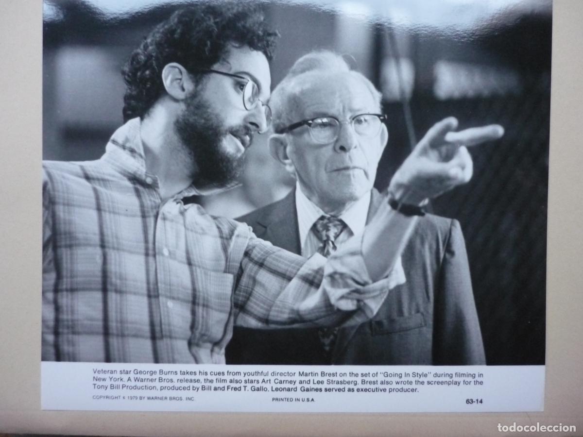 Cin&eacute;ma: martin brest - foto original b/n - director de cine filmmaker - going in style george burns