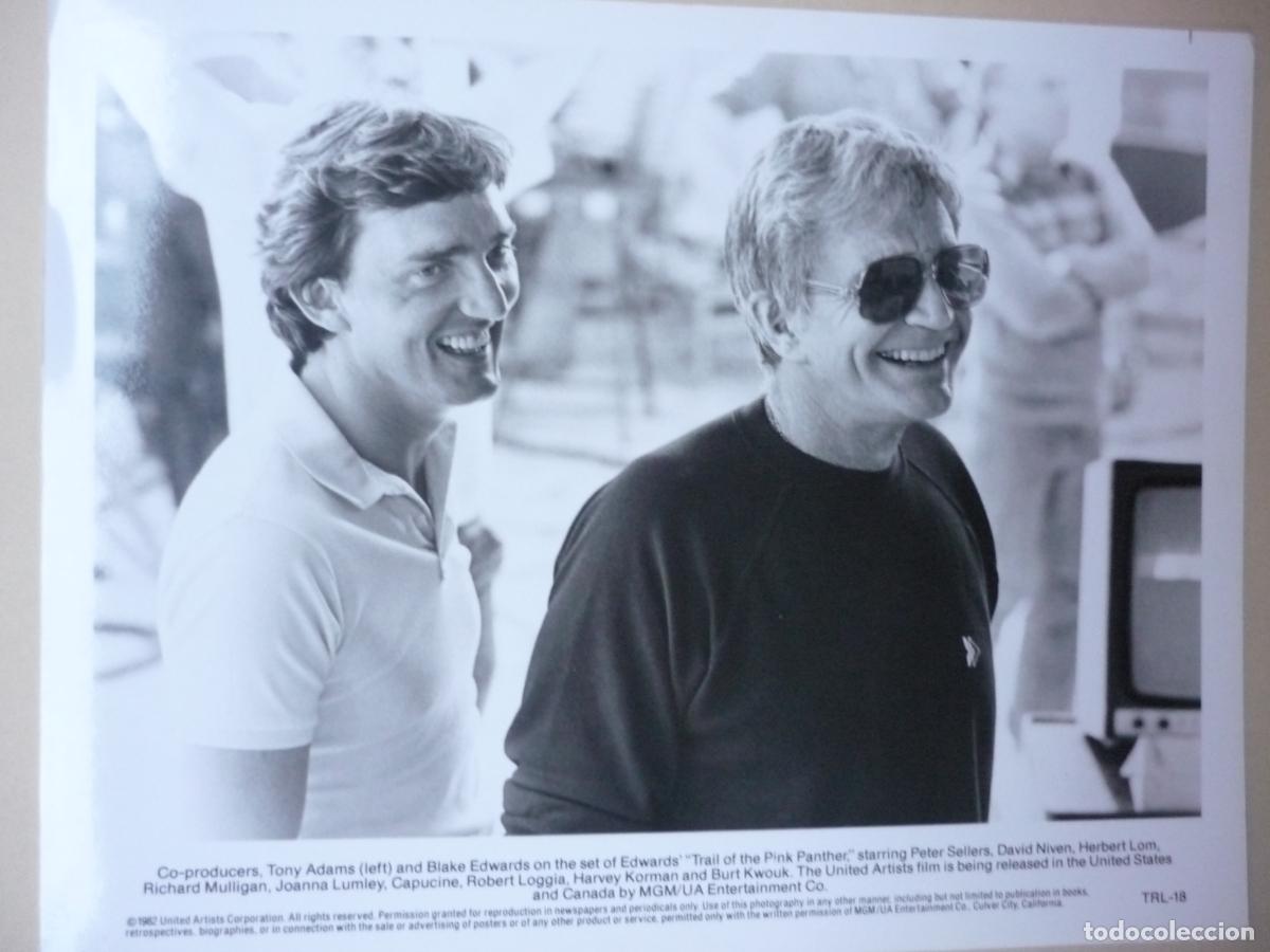 Cin&eacute;ma: blake edwards - foto original b/n - director de cine filmmaker - trail of the pink panter