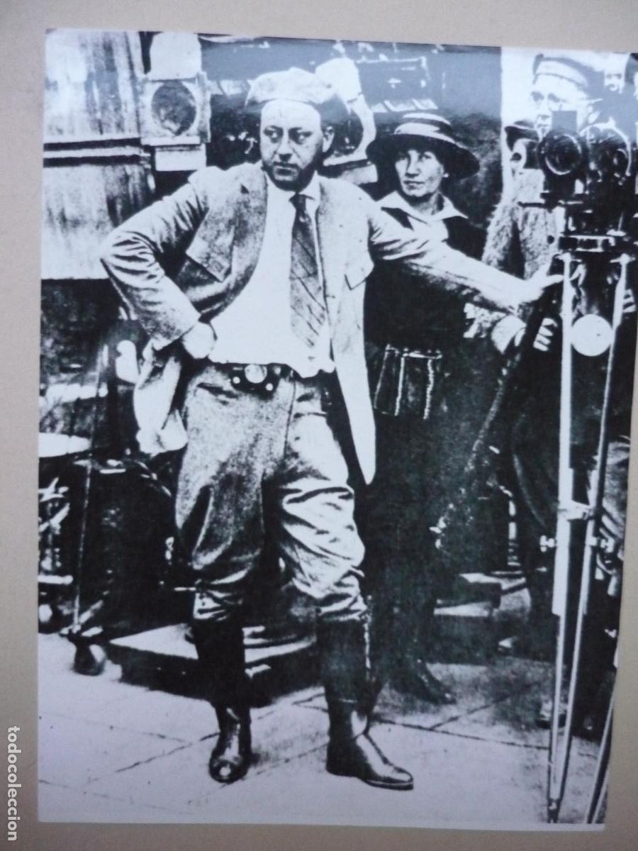 Cin&eacute;ma: cecil b. demille - foto original b/n - director de cine filmmaker