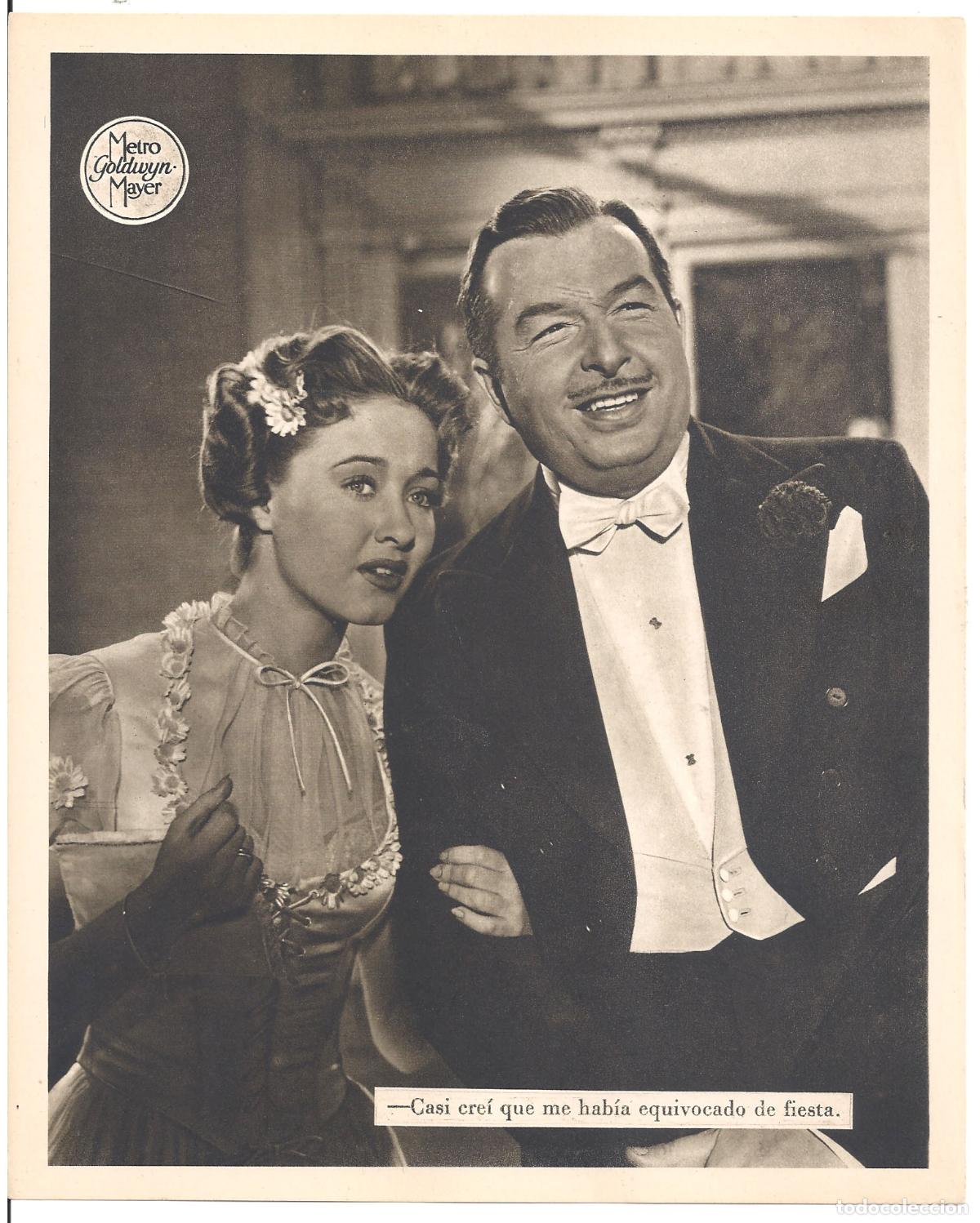 Cinema: F36226 JANE POWELL XAVIER CUGAT ADORABLE COQUETA FOTOCROMO B/N ORIGINAL ESPA&Ntilde;OL