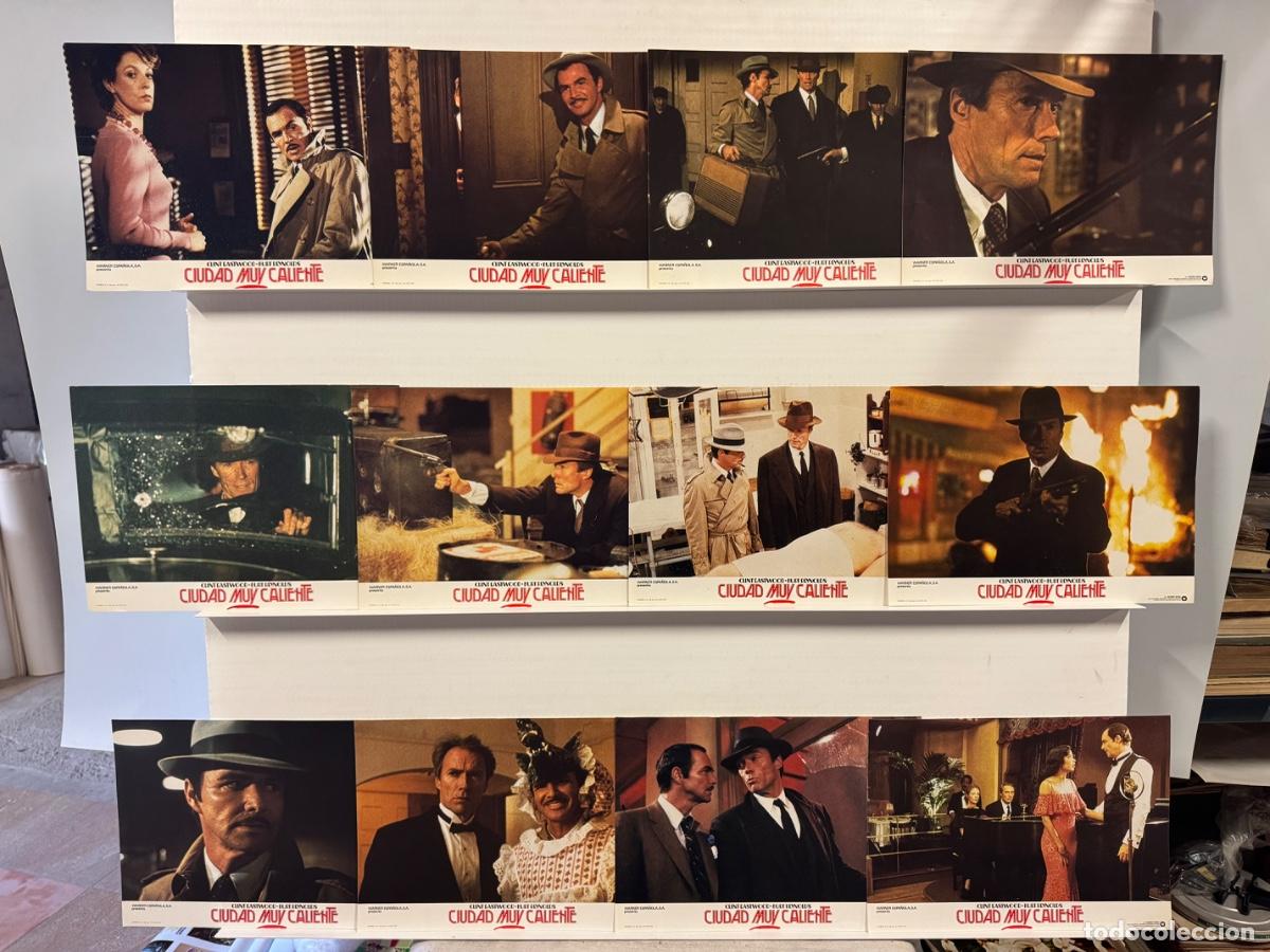 Kino: Ciudad muy caliente , Clint Eastwood, Burt Reynolds, 12 fotocromos