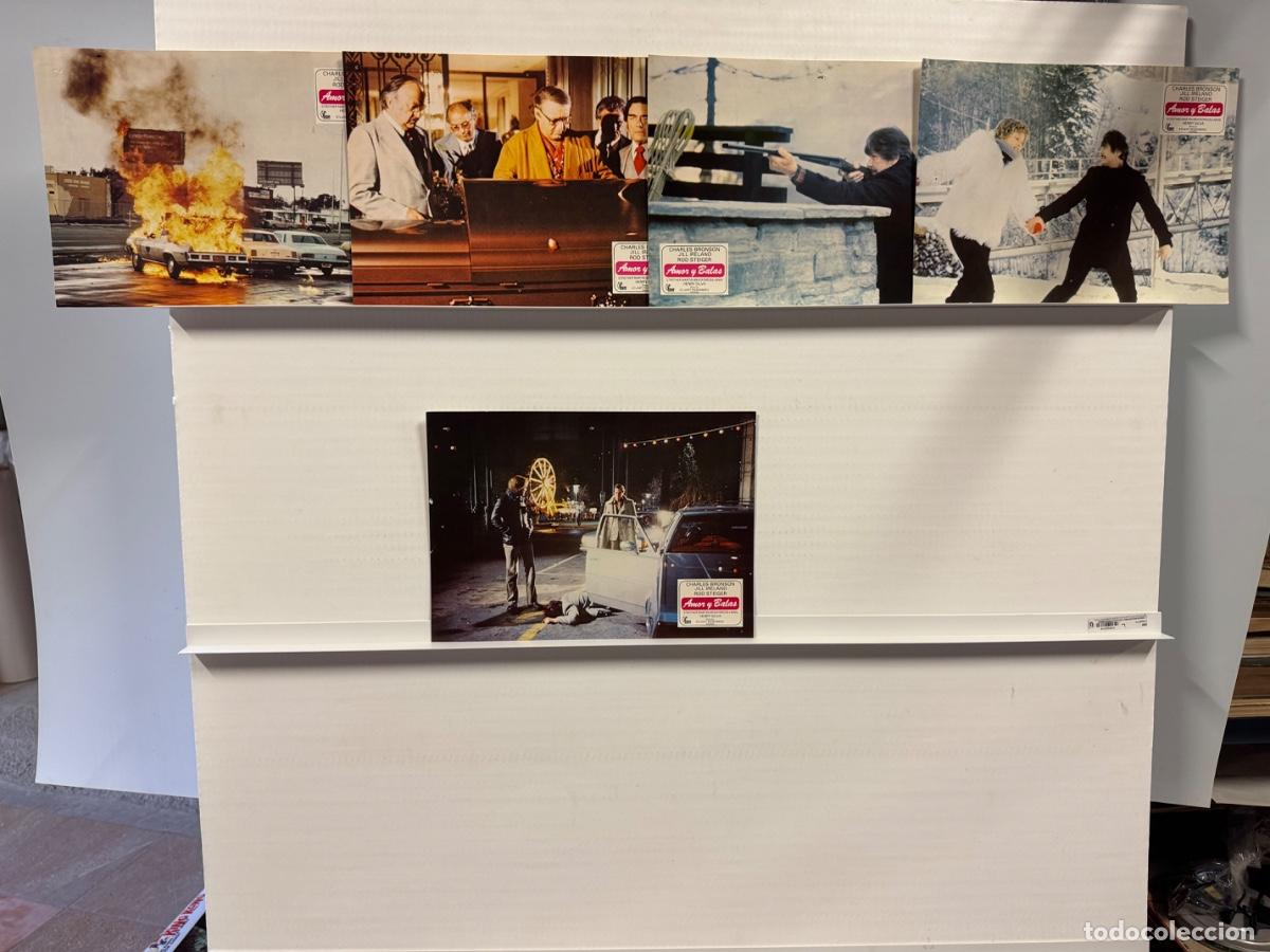 Kino: Amor y balas , Charles Bronson, Jill Ireland, 5 fotocromos