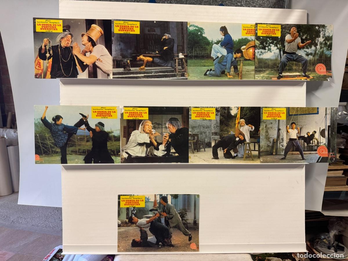 Kino: La danza de la pantera borracha , Yuen Hsiao Tien, Huang Chen Li, 9 fotocromos