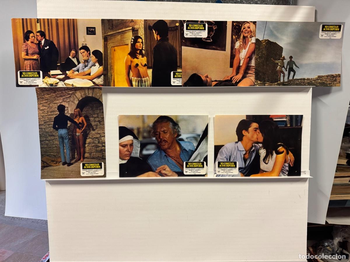 Kino: No cometais actos impuros, Barbara Bouchet, Claudio Gora, 7 fotocromos