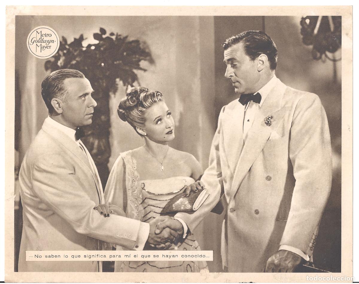 Cinema: F36232 ILONA MASSEY JOSE ITURBI WALTER PIDGEON FESTIVAL EN MEXICO FOTOCROMO B/N ORIGINAL ESPA&Ntilde;OL