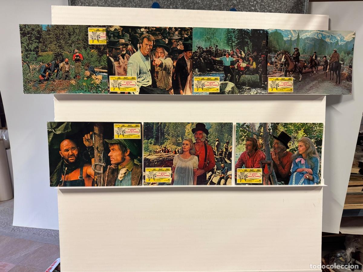 Kino: La leyenda de la ciudad sin nombre, Lee Marvin, Clint Eastwood, 7 fotocromos