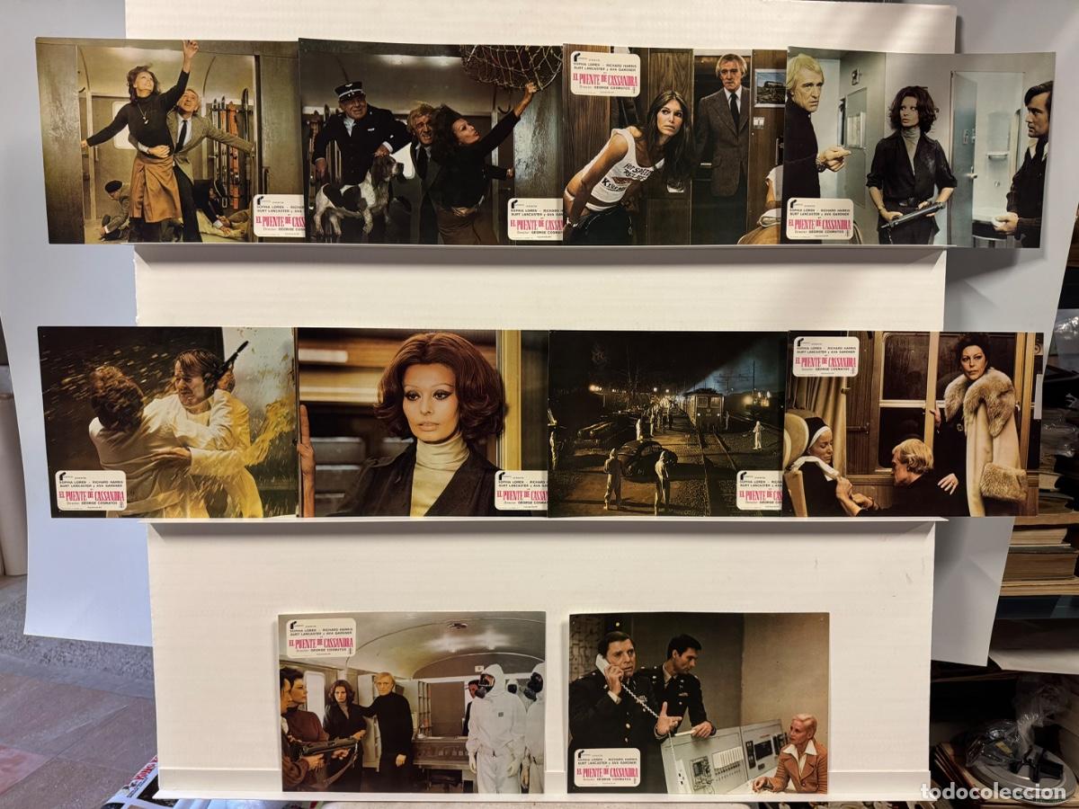 Kino: El puente de Cassandra, Sophia Loren, Richard Harris, 10 fotocromos