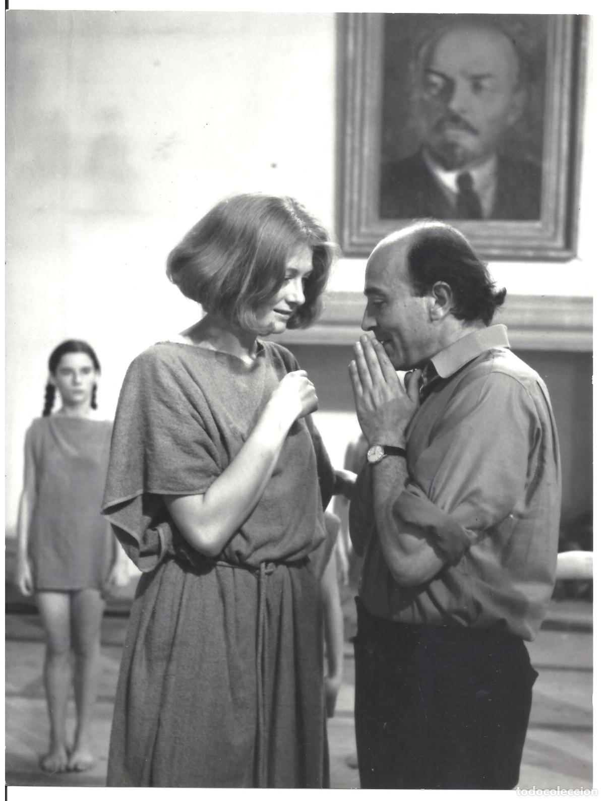 Kino: F36279 VANESSA REDGRAVE KAREL REISZ DIRECTOR ISADORA FOTO B/N ORIGINAL FRANCESA