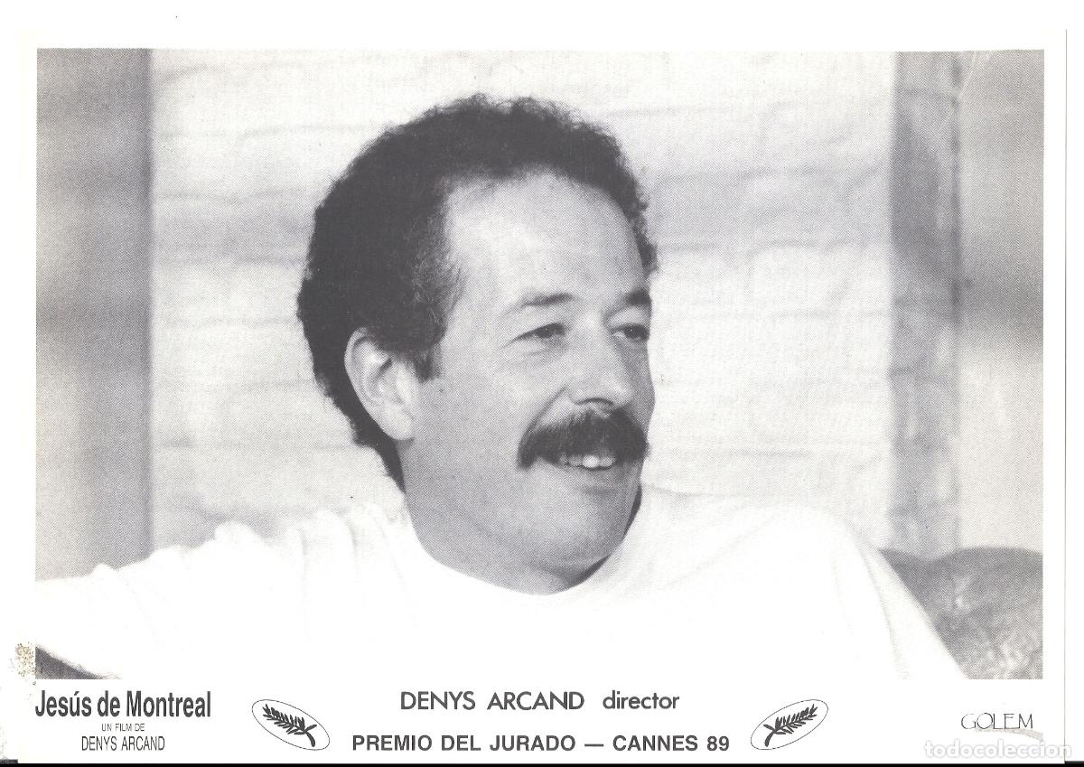 Kino: F36287 DENNYS ARCAND DIRECTOR JESUS DE MONTREAL FOTO B/N ORIGINAL ESPA&Ntilde;OLA