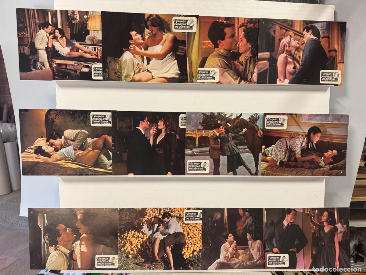 Cine: Los amores prohibidos de una adolescente, Massimo Ranieri, Dayle Haddon, 12 fotocromos