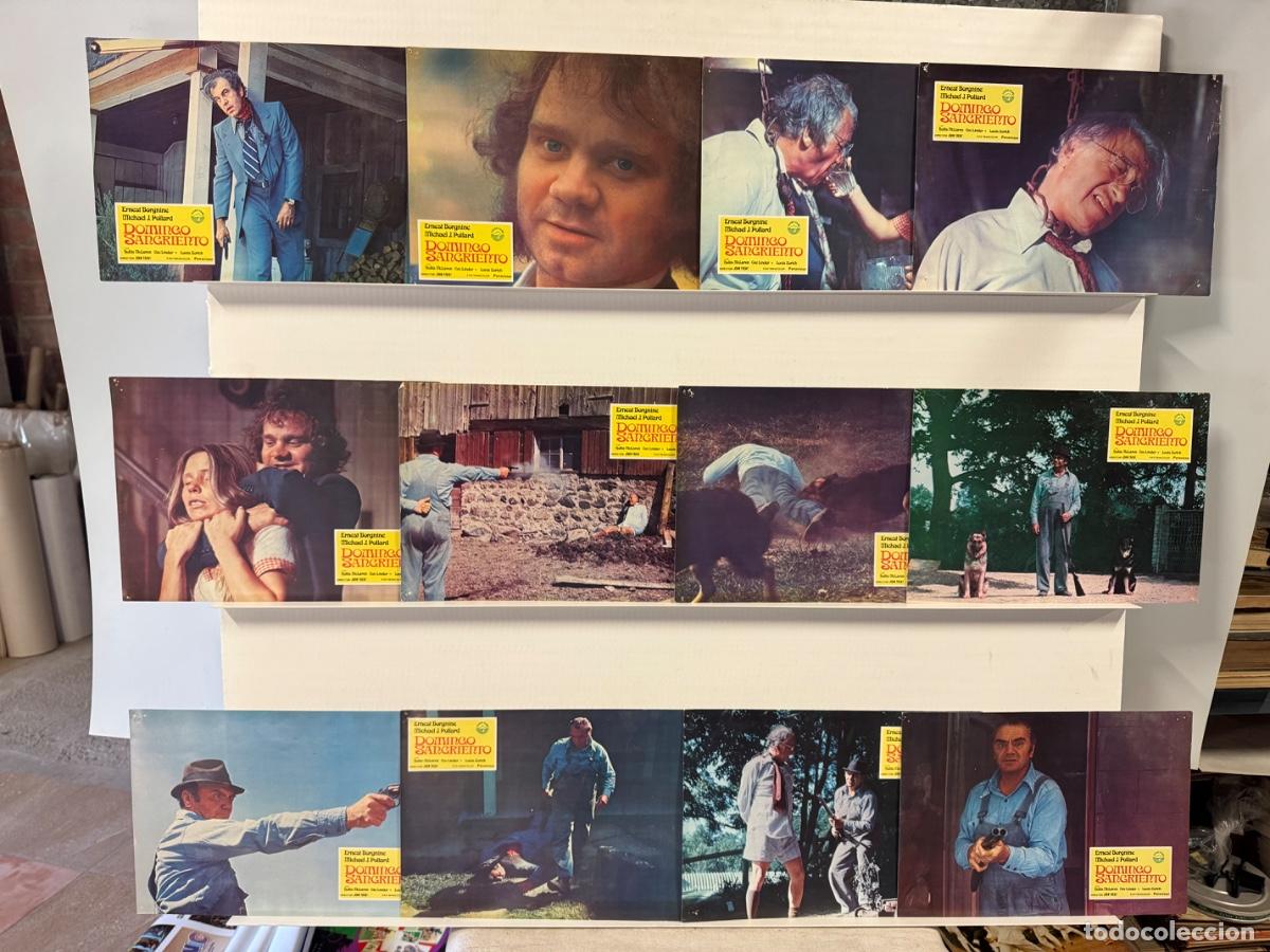 Cine: Domingo sangriento, Ernest Borgnine, 12 fotocromos