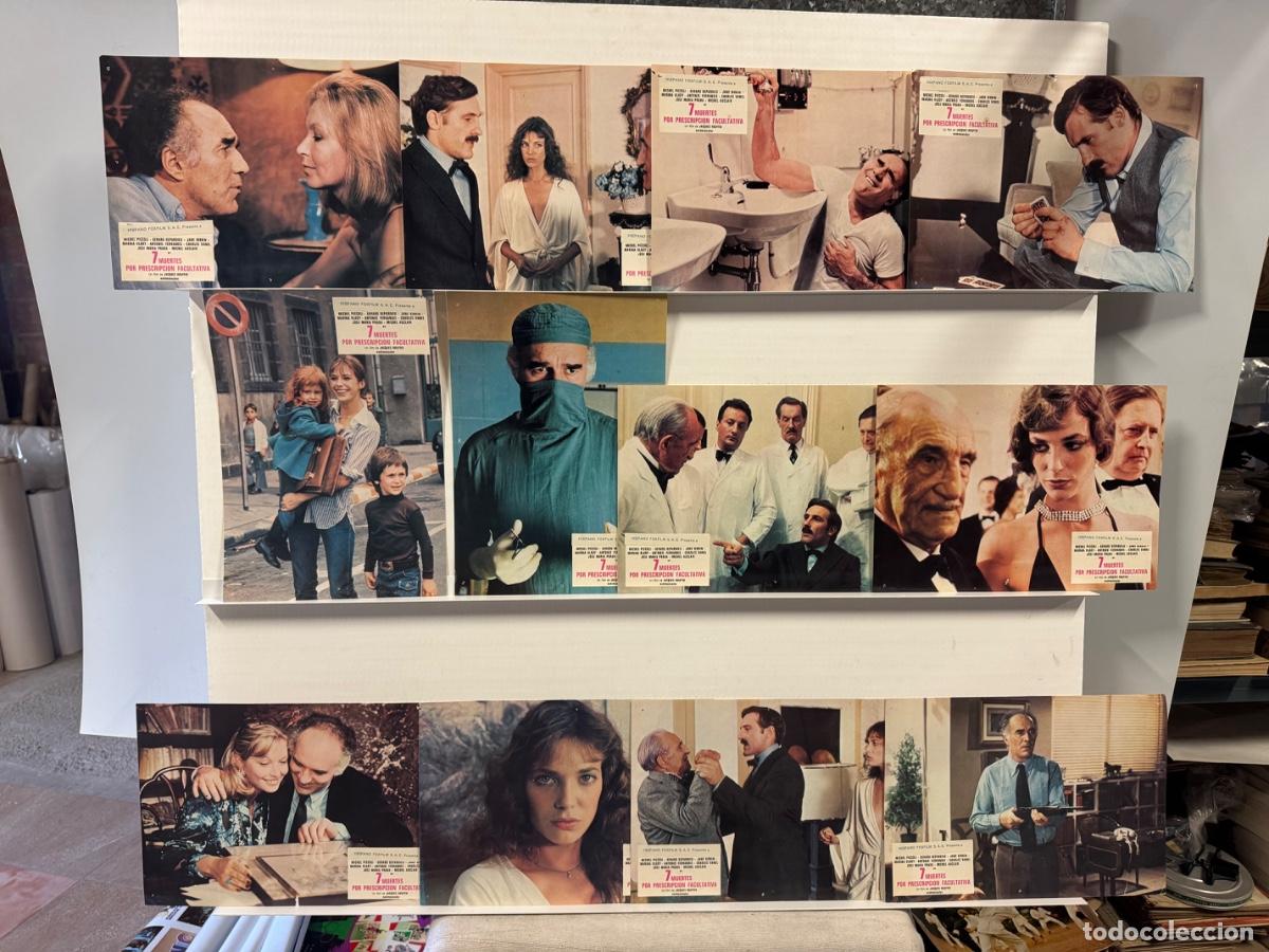 Cine: 7 muertes por prescripcion facultativa, Michel Piccoli, 12 fotocromos