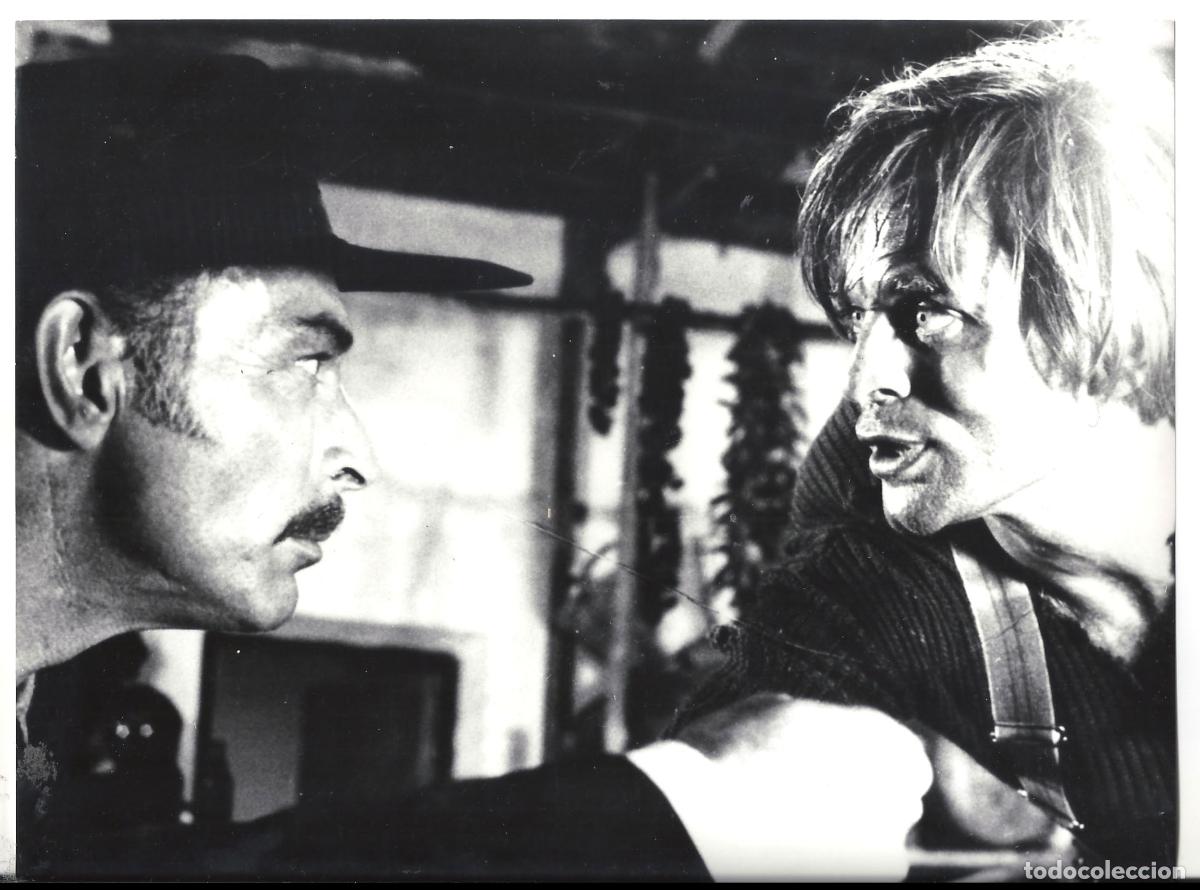 Cine: F36299 KLAUS KINSKI LEE VAN CLEEF FOTO B/N ORIGINAL ESPA&Ntilde;OLA