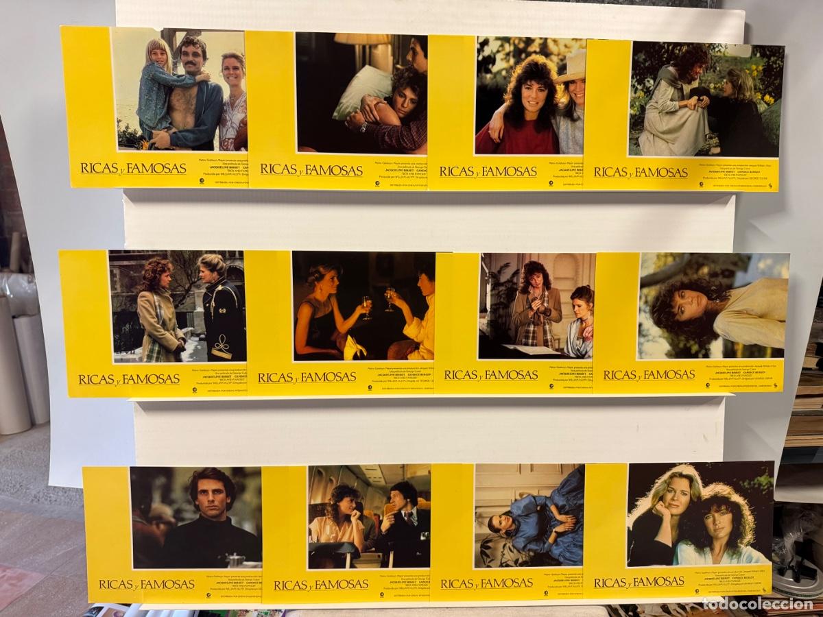 Kino: Ricas y famosas, Candice Bergen, Jacqueline Bisset, 12 fotocromos