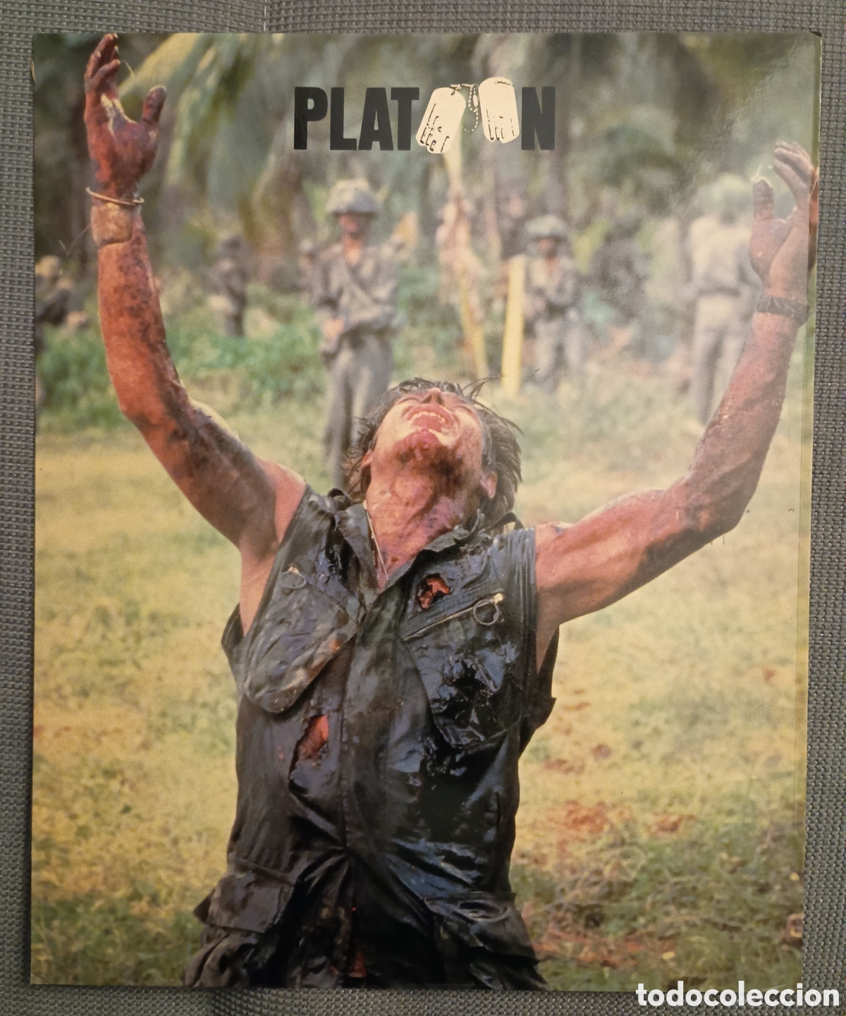 Cine: Platoon. Oliver Stones. Vietnam. 25x20cm