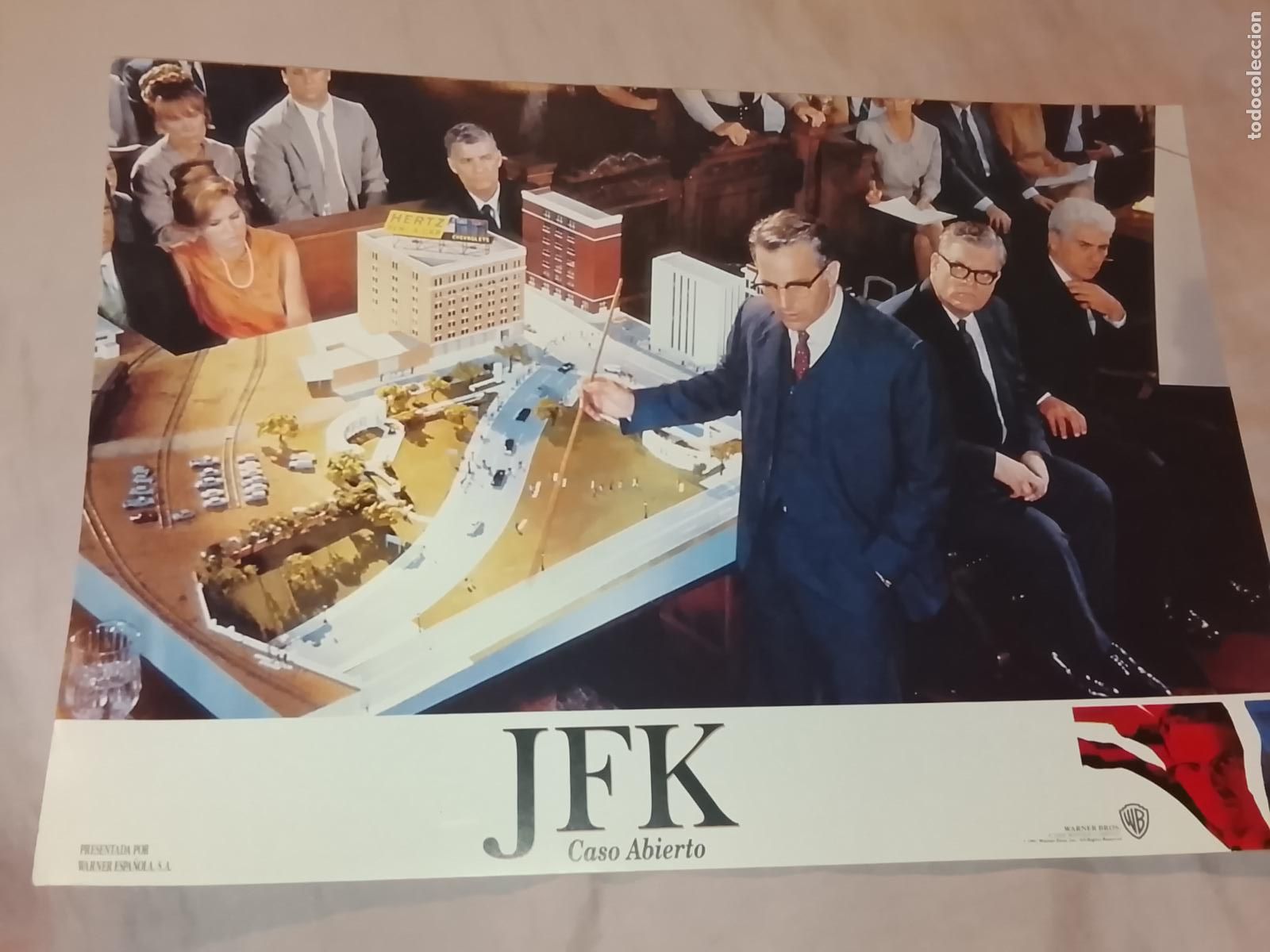 Cine: CARTEL AFICHE FOTOCROMO ORIGINAL - JFK CASO ABIERTO