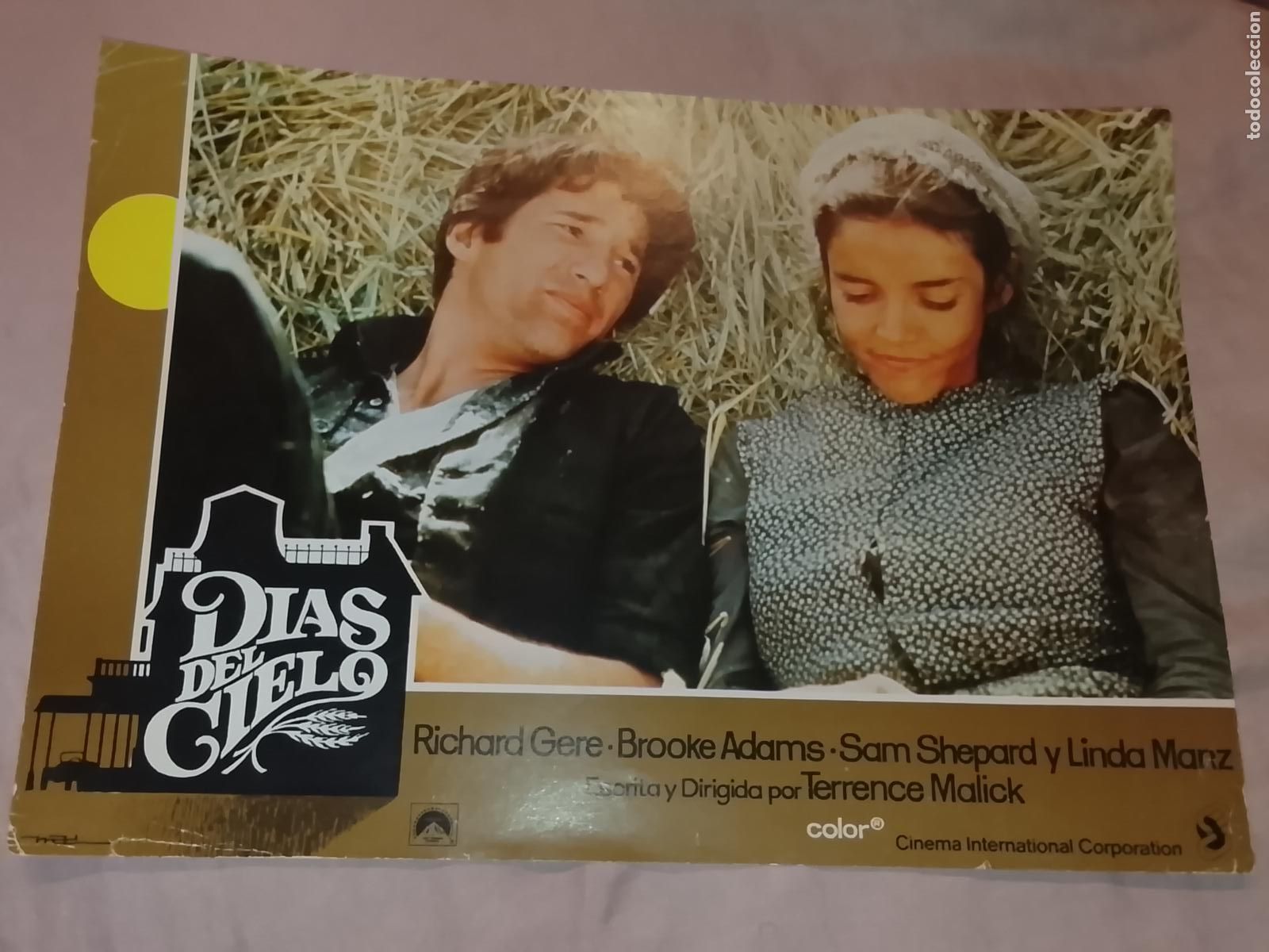 Kino: CARTEL AFICHE FOTOCROMO ORIGINAL - DIAS DEL CIELO RICARD GERE BROOKE ADAMS SAM SHEPARD LINDA MANZ