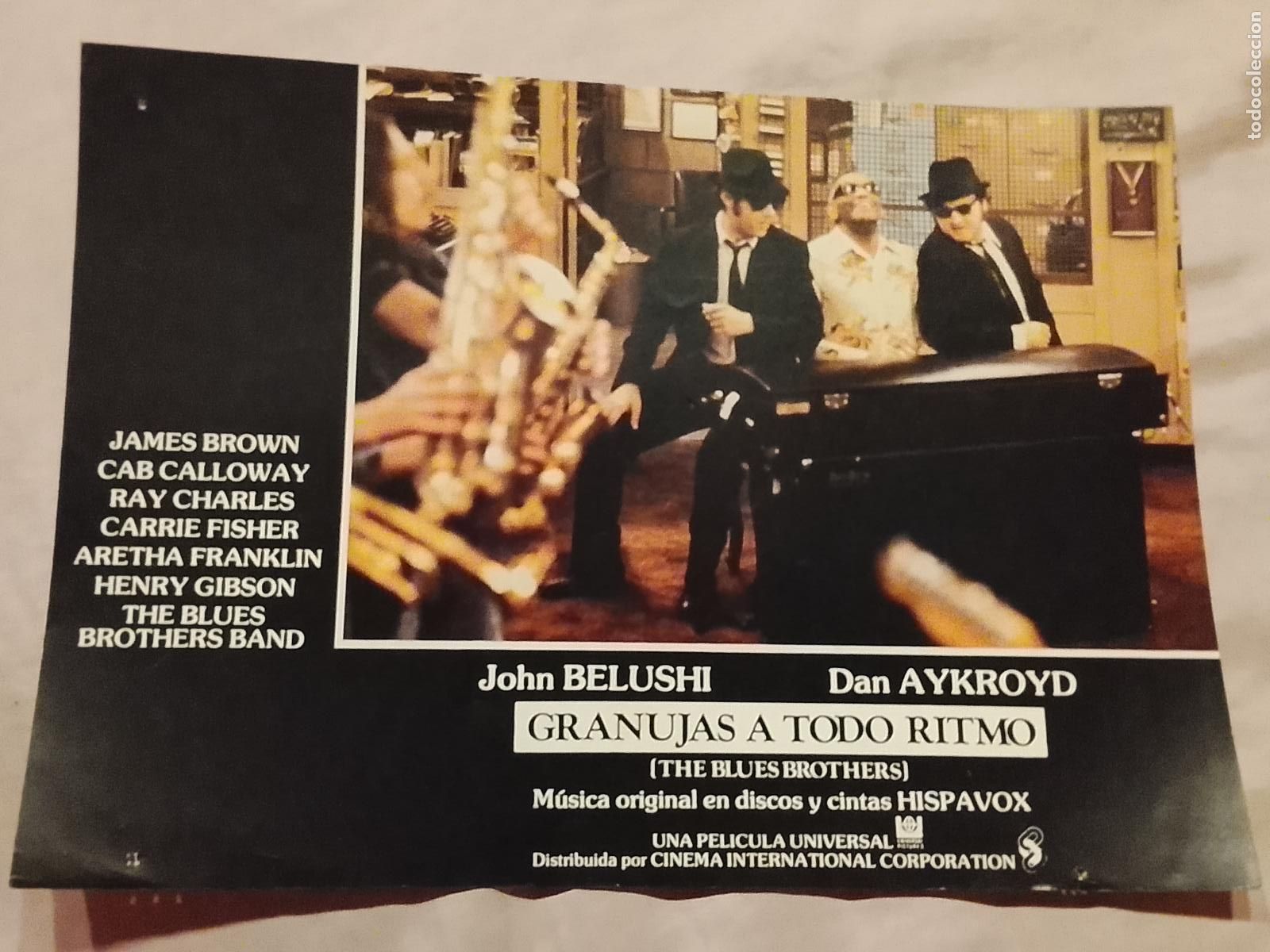 Kino: CARTEL AFICHE FOTOCROMO ORIGINAL - GRANUJAS A TODO RITMO JOHN BELUSHI DAN AYKROYD