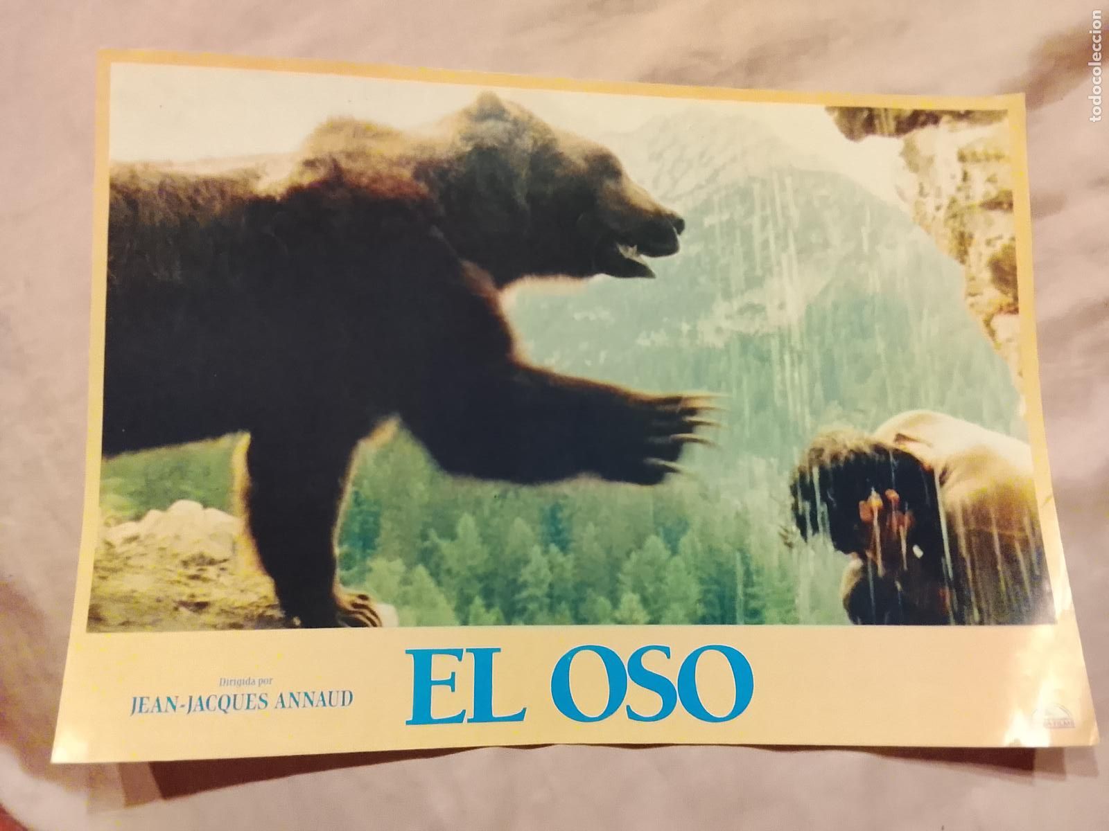 Kino: CARTEL AFICHE FOTOCROMO ORIGINAL - EL OSO JEAN JACQUES ANNAUD
