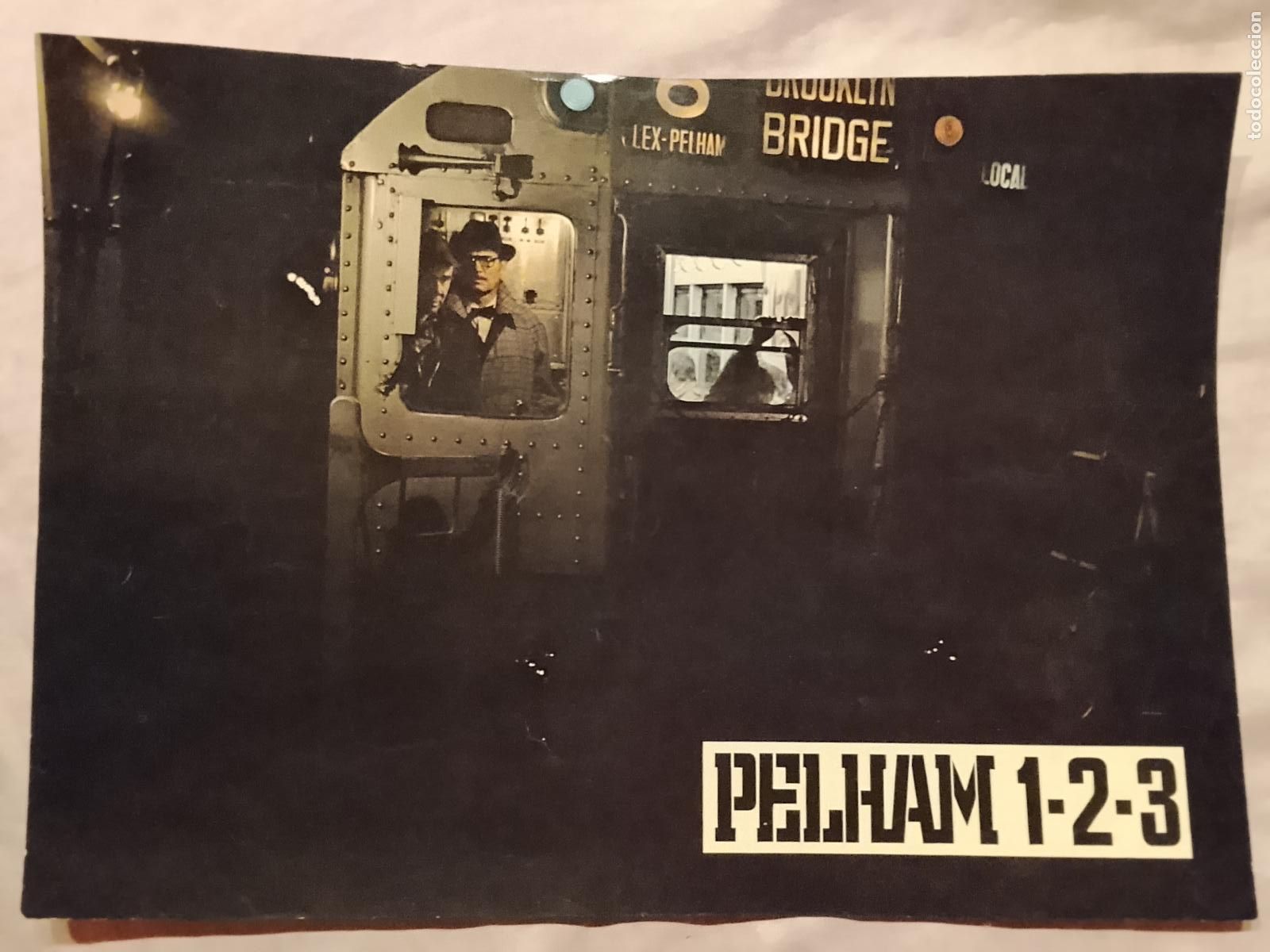 Kino: CARTEL AFICHE FOTOCROMO ORIGINAL - PELHAM 1 2 3 UN DOS TRES 1-2-3