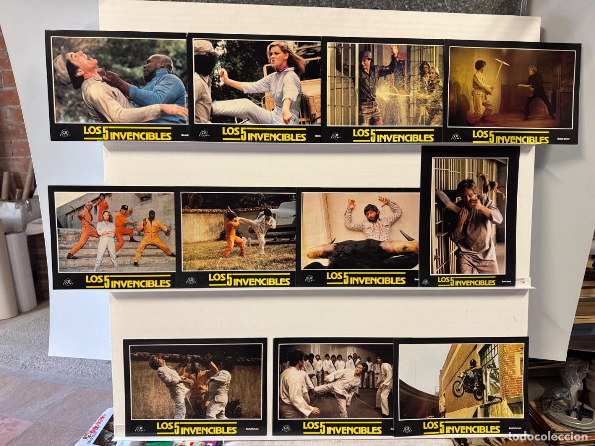 Cinema: Los 5 invencibles, Joe Lewis, Sonny Barnes, 11 fotocromos