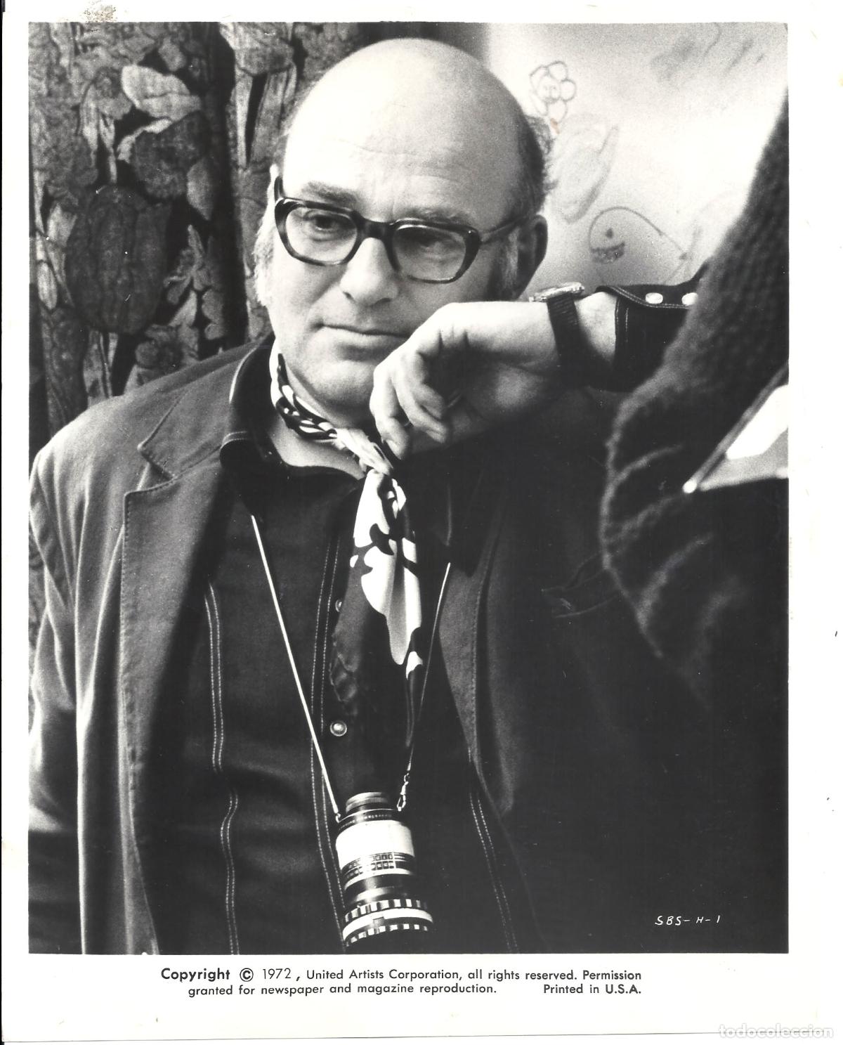 Kino: F36353 JOHN SCHLESINGER DIRECTOR DOMINGO MALDITO DOMINGO FOTO B/N ORIGINAL AMERICANA