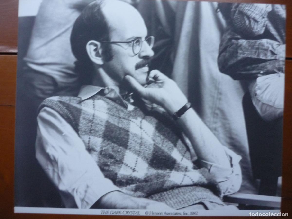 Kino: frank oz - foto original b/n - cinema filmmaker - the dark crystal