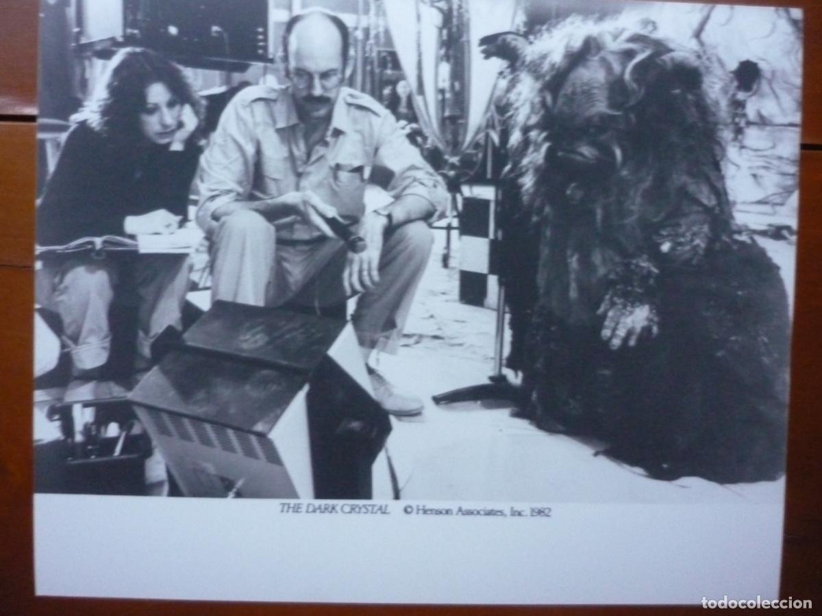 Kino: frank oz - foto original b/n - cinema filmmaker - the dark crystal