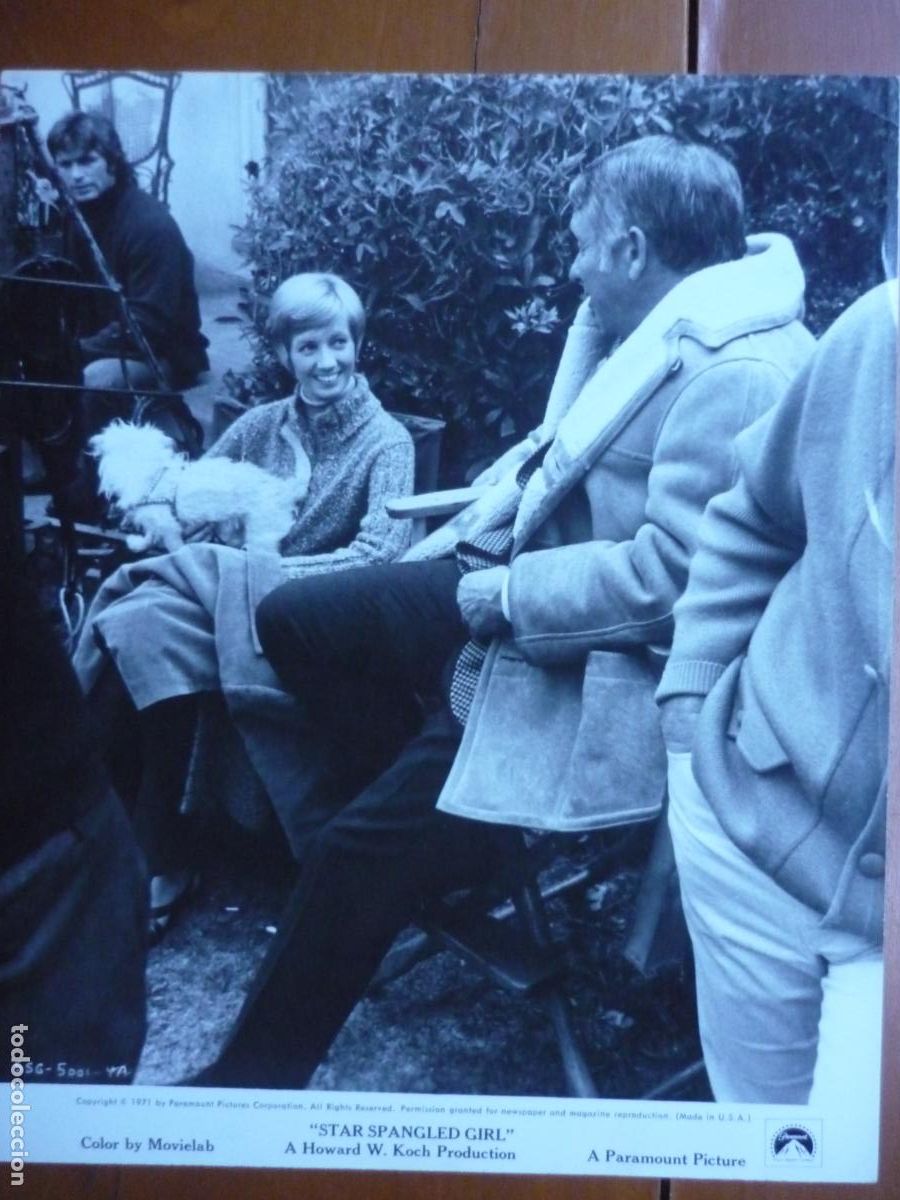 Kino: jerry paris - foto original b/n - cinema filmmaker - star spangled girl - sandy duncan