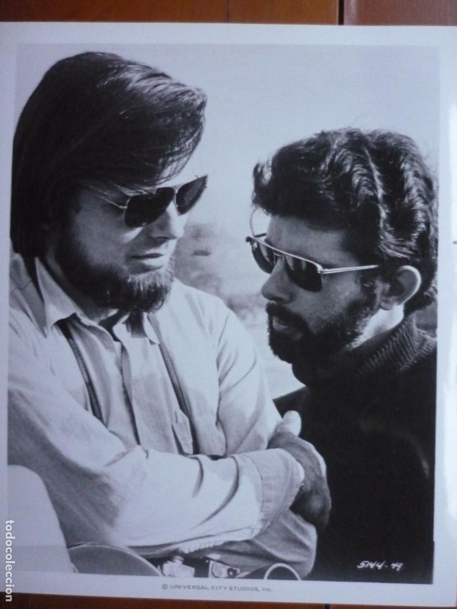 Kino: george lucas - foto original b/n - cinema filmmaker - american graffiti - gary kurtz