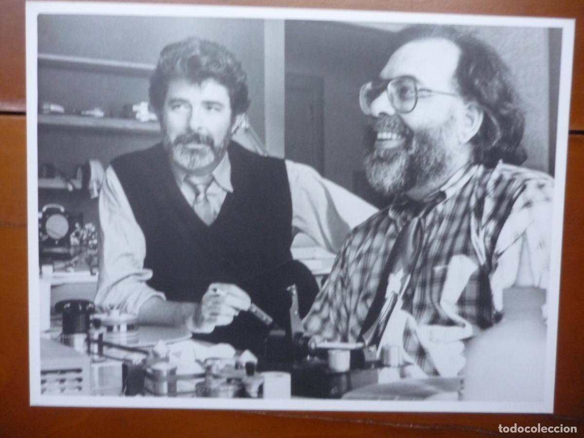 Kino: francis ford coppola - foto original b/n - cinema director - george lucas
