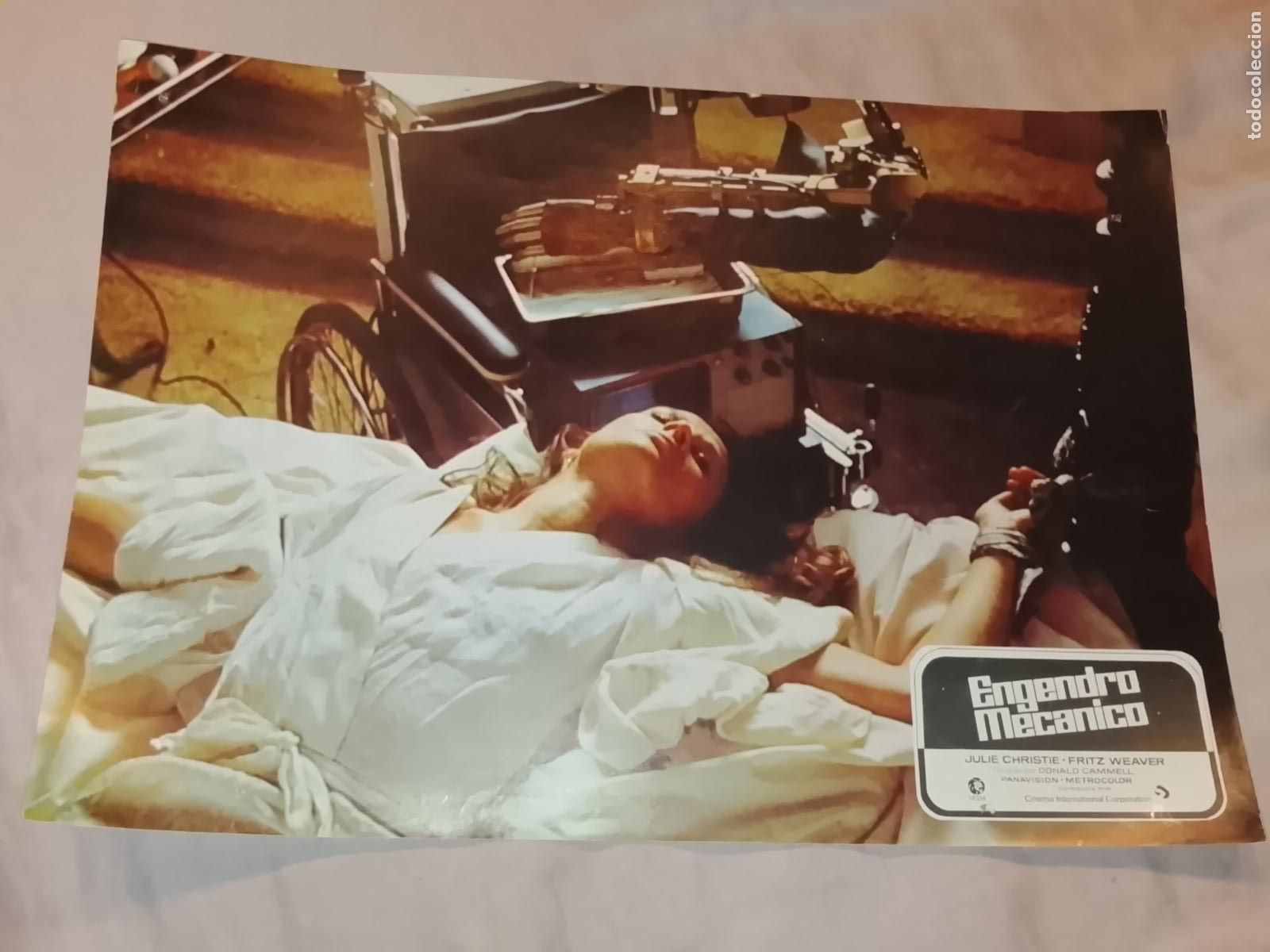 Cine: CARTEL AFICHE FOTOCROMO ORIGINAL - ENGENDRO MECANICO