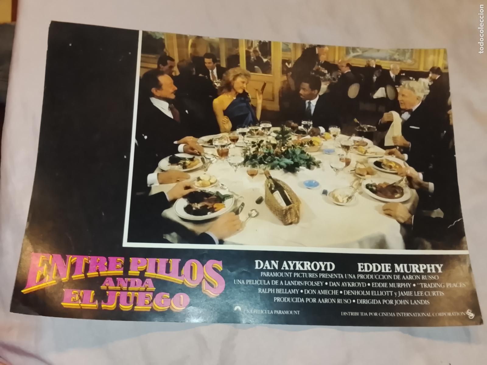 Cine: CARTEL AFICHE FOTOCROMO ORIGINAL - ENTRE PILLOS ANDA EL JUEGO