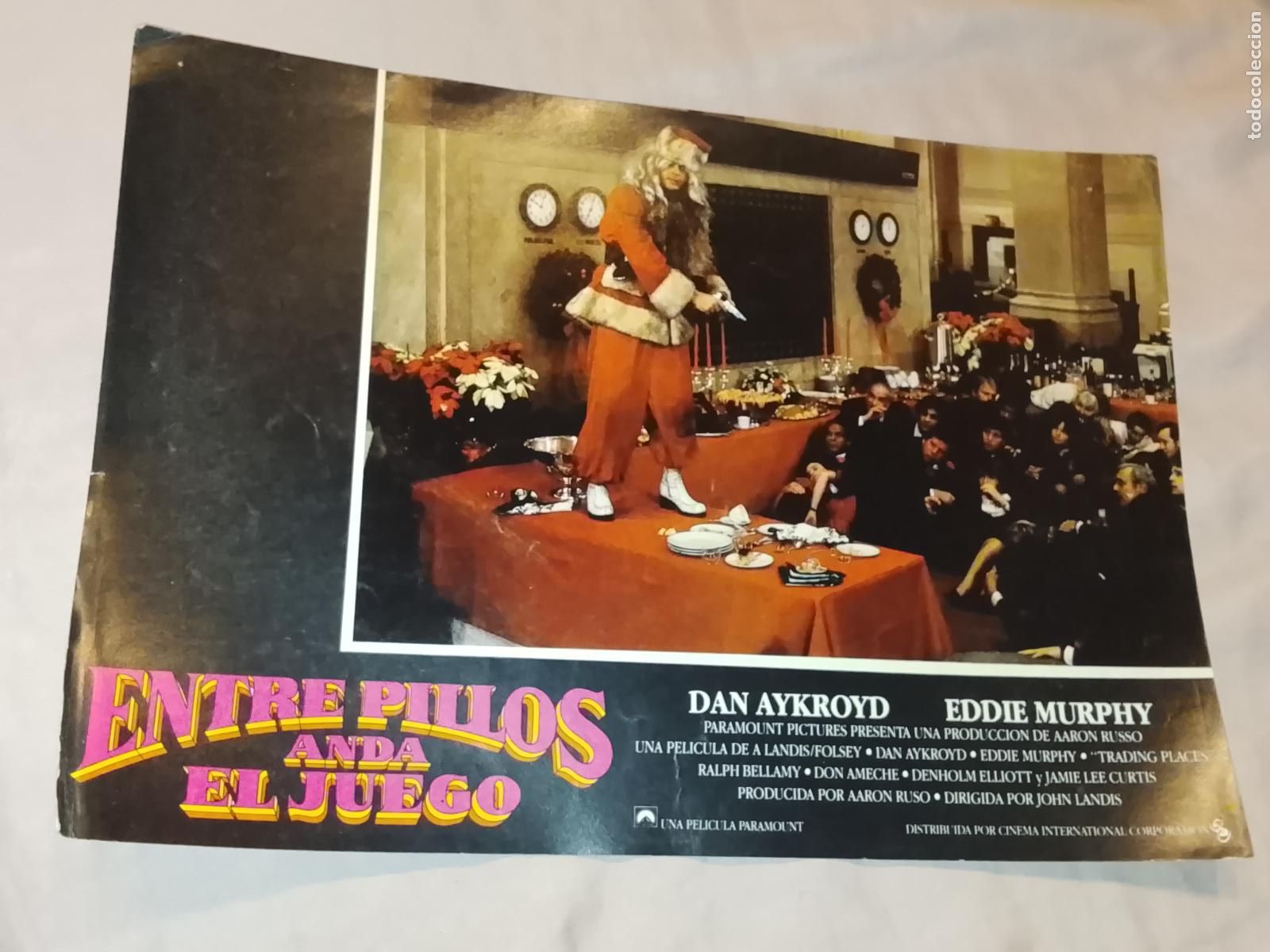 Cine: CARTEL AFICHE FOTOCROMO ORIGINAL - ENTRE PILLOS ANDA EL JUEGO