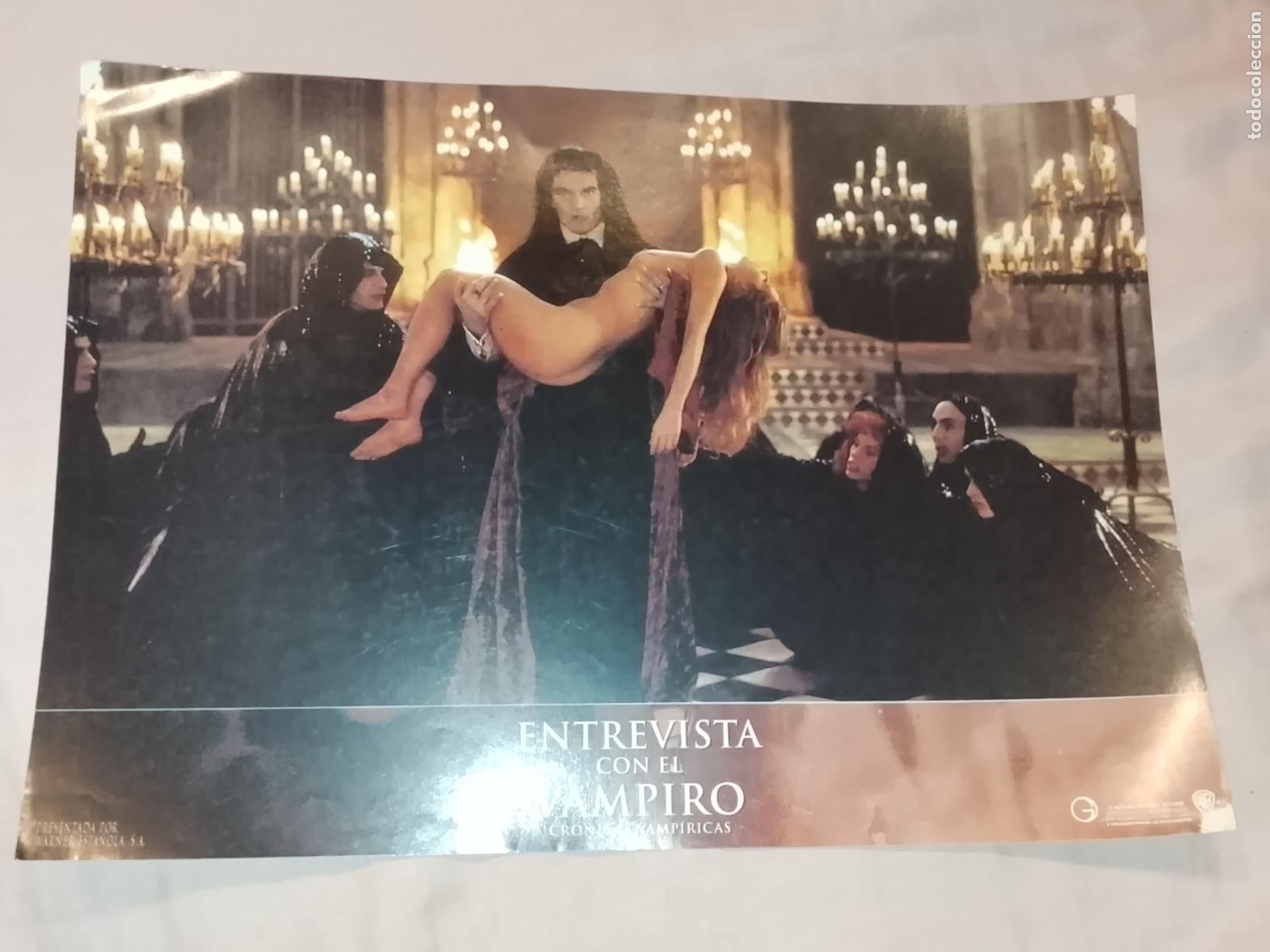 Cine: CARTEL AFICHE FOTOCROMO ORIGINAL - ENTREVISTA CON EL VAMPIRO CRONICAS VAMPIRICAS