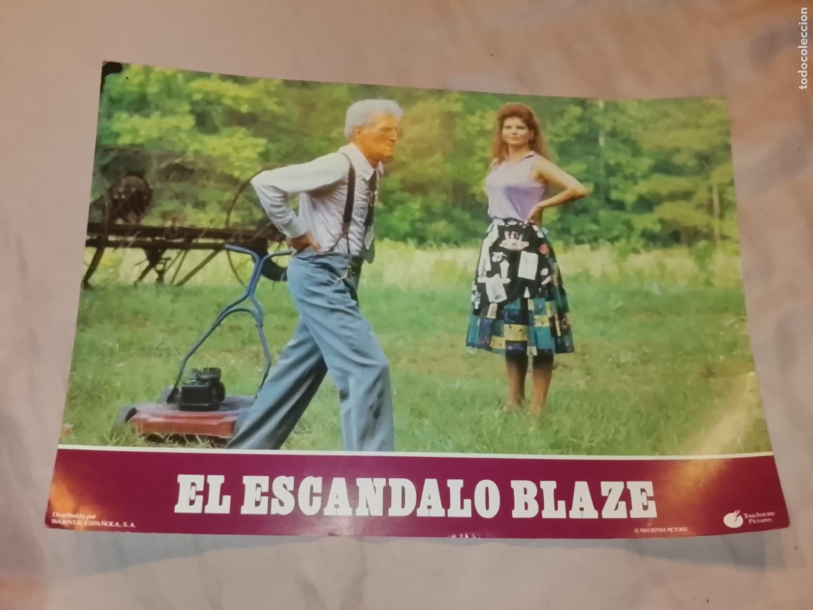 Kino: CARTEL AFICHE FOTOCROMO ORIGINAL - EL ESCANDALO BLAZE