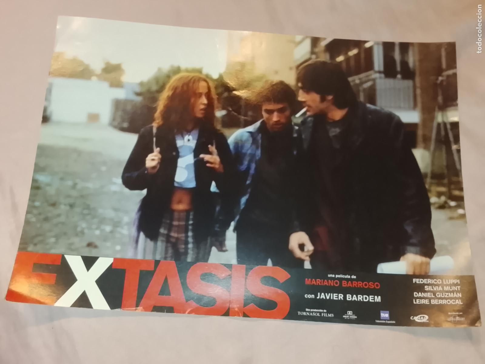 Cine: CARTEL AFICHE FOTOCROMO ORIGINAL - EXTASIS MARIANO BARROSO JAVIER BARDEM